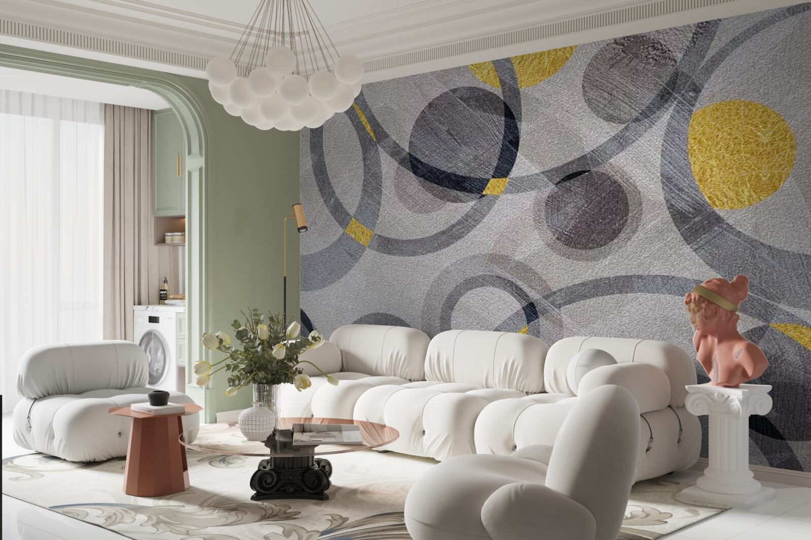 Fototapeta kruhy a kruhové krivky