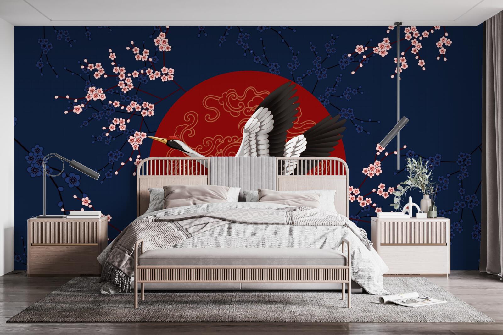 Fototapeta Japonská torta s motívom oblohy