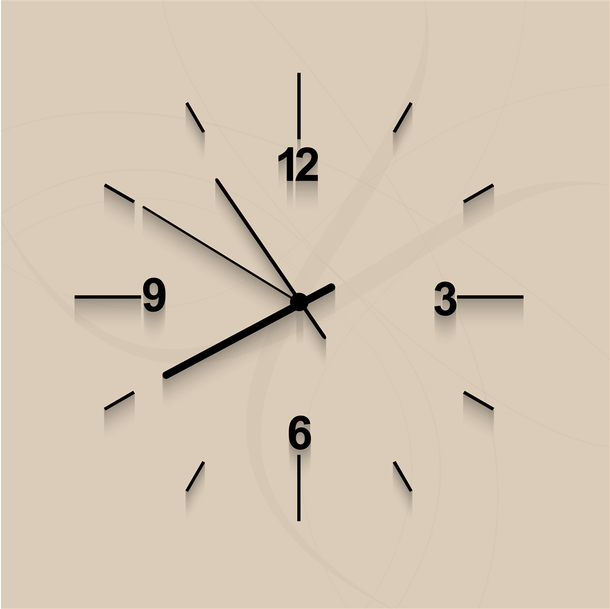 Fototapeta nástenné hodiny so štyrmi číslicami