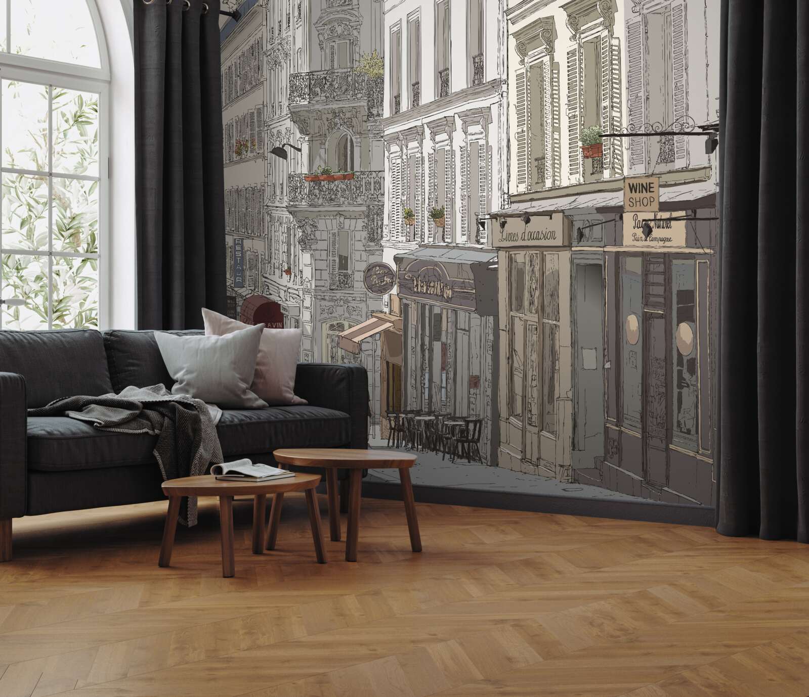 Fototapeta obrázok ulice Montmartre