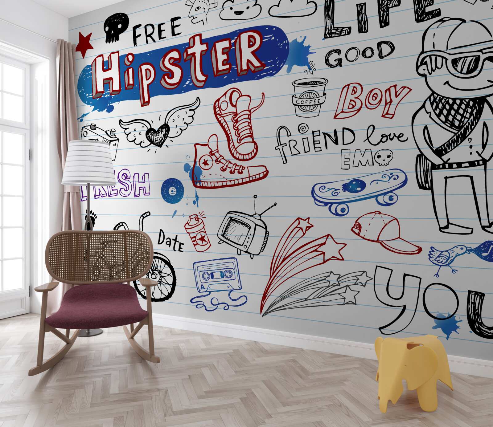 Fototapeta nálepky pre tínedžerov