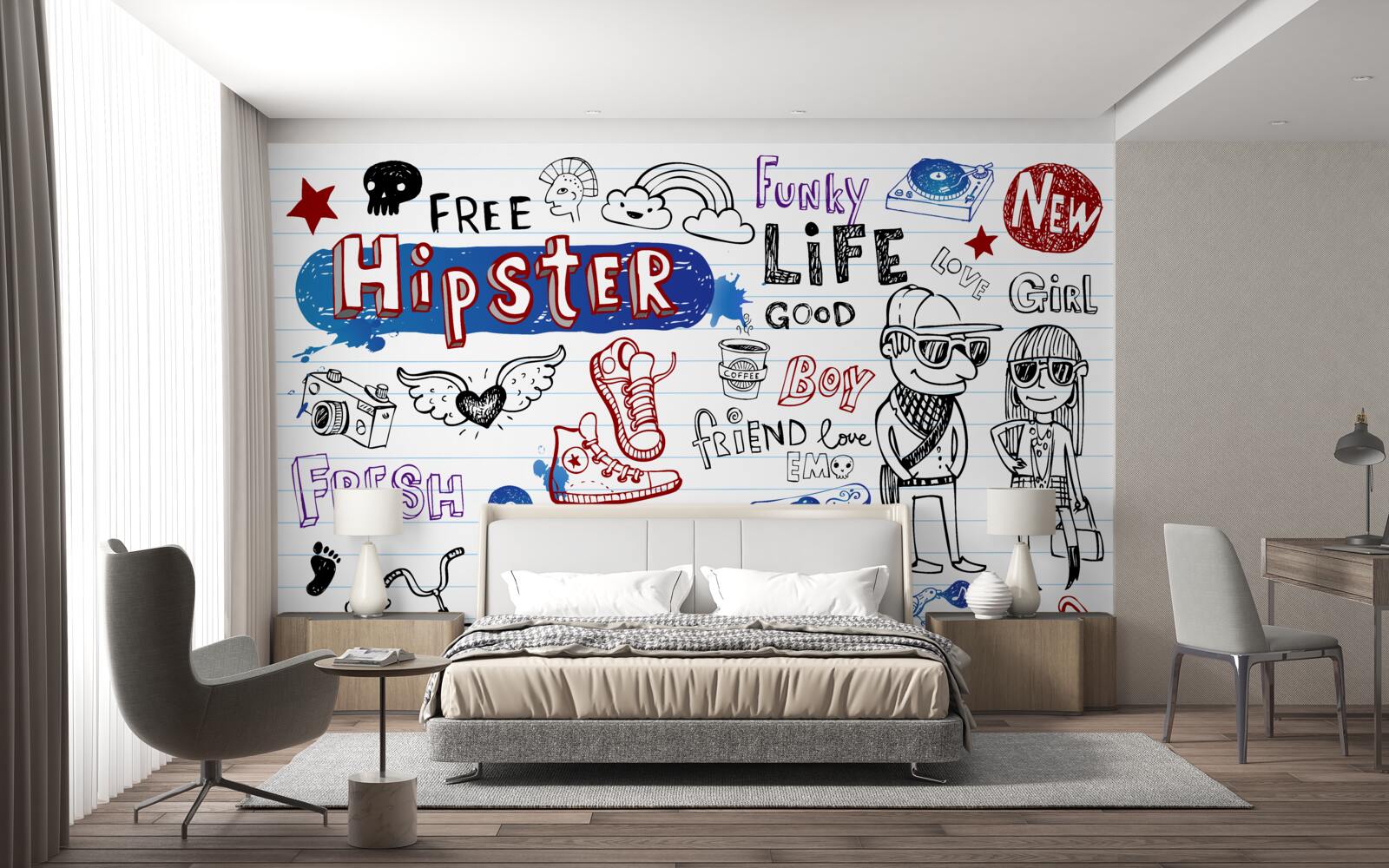 Fototapeta nálepky pre tínedžerov