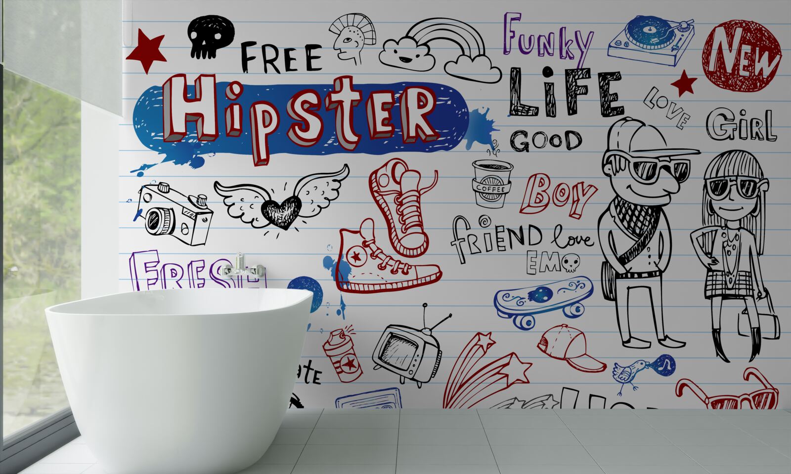 Fototapeta nálepky pre tínedžerov