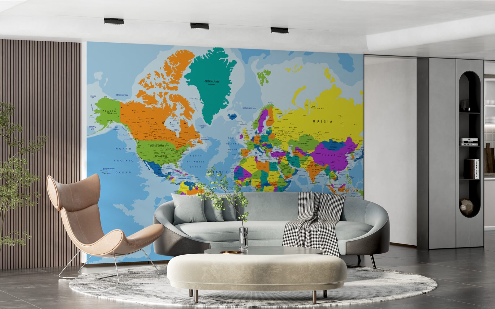 Fototapeta Svetový geopolitický vzor