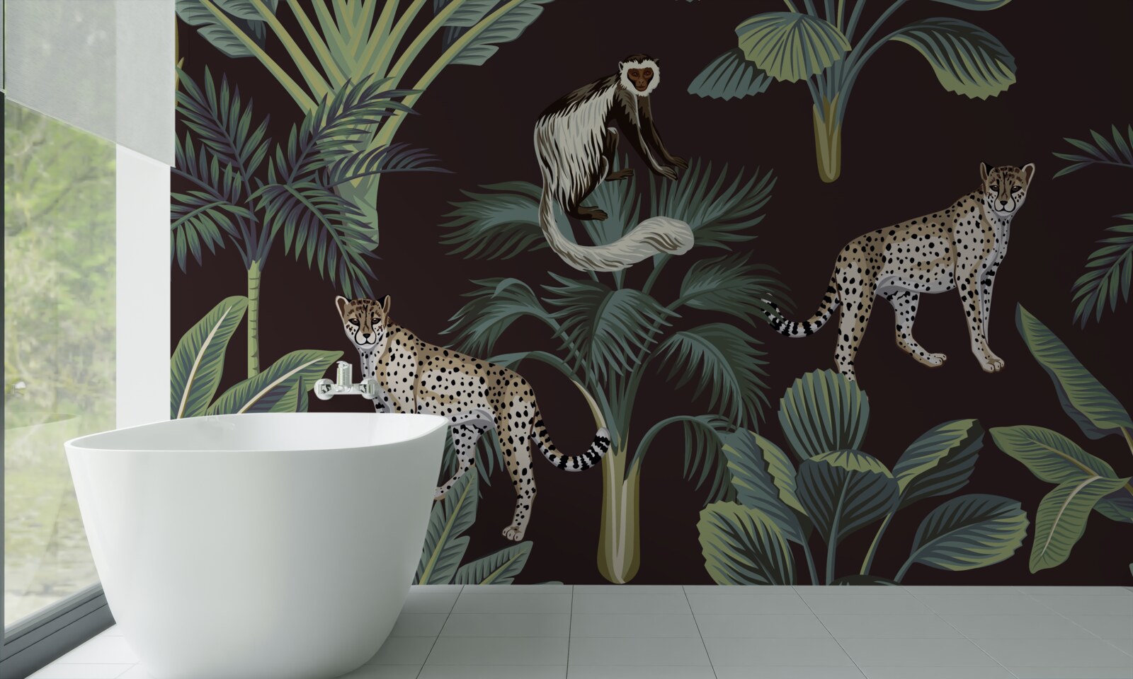 Fototapeta stálych obyvateľov tropických pralesov