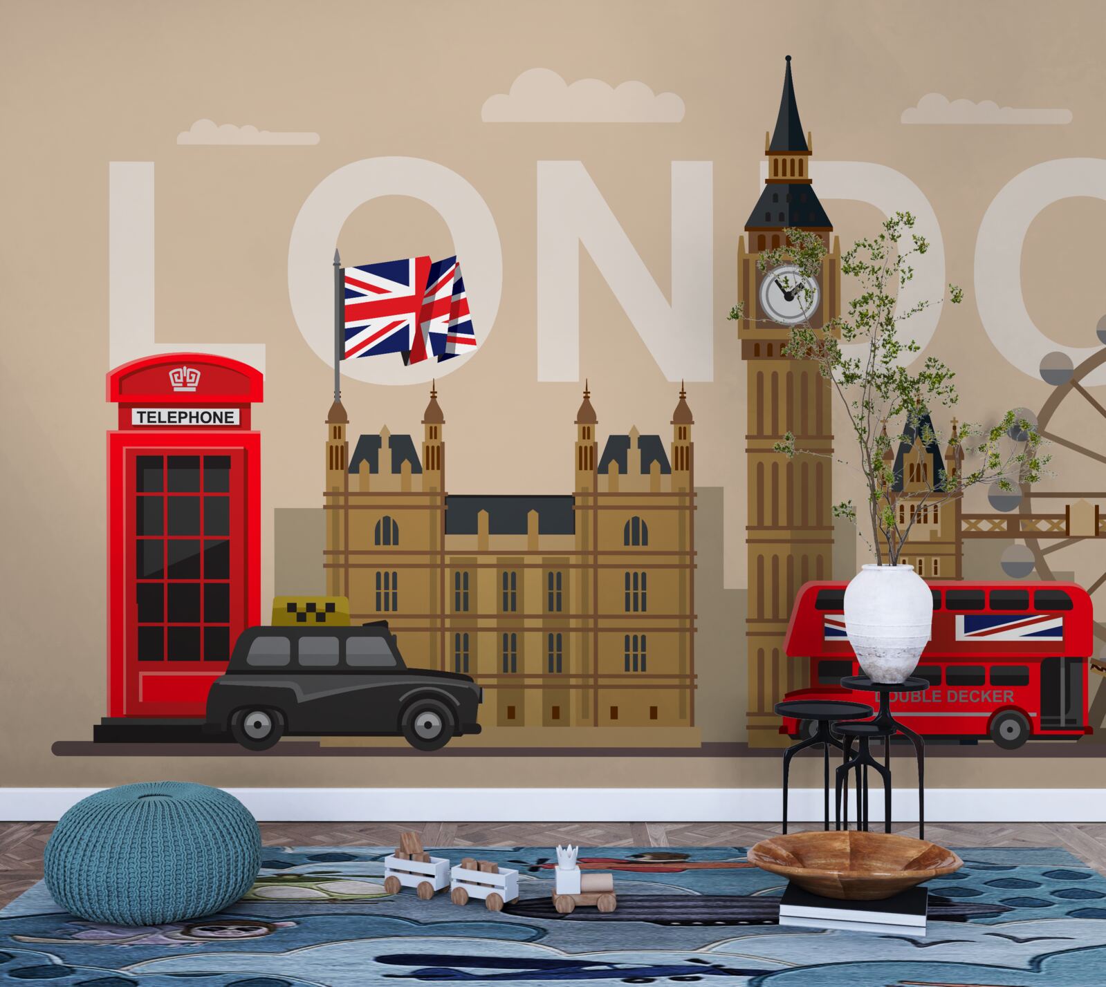 Fototapeta hlavné insígnie Londýna, Spojeného kráľovstva