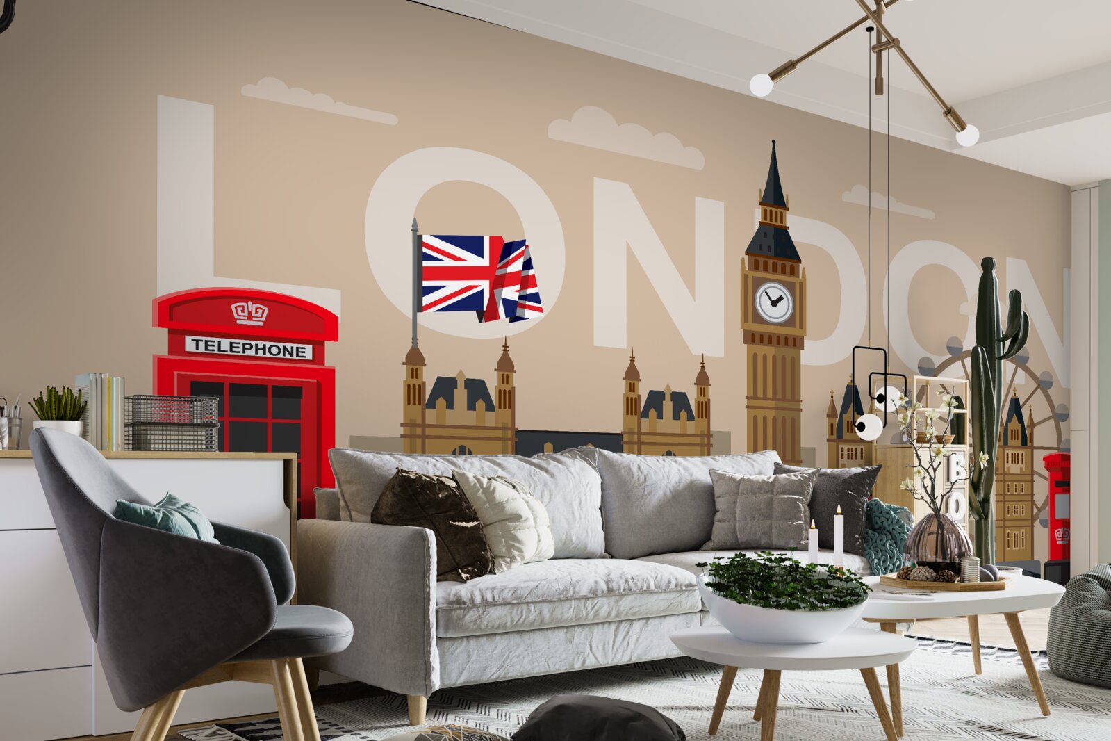 Fototapeta hlavné insígnie Londýna, Spojeného kráľovstva