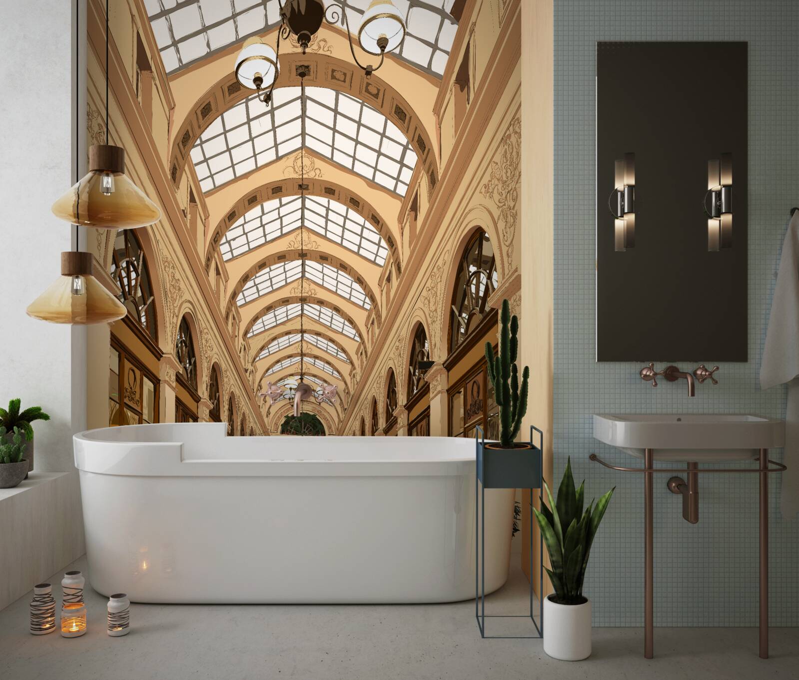 Fototapeta priehľadná chodba