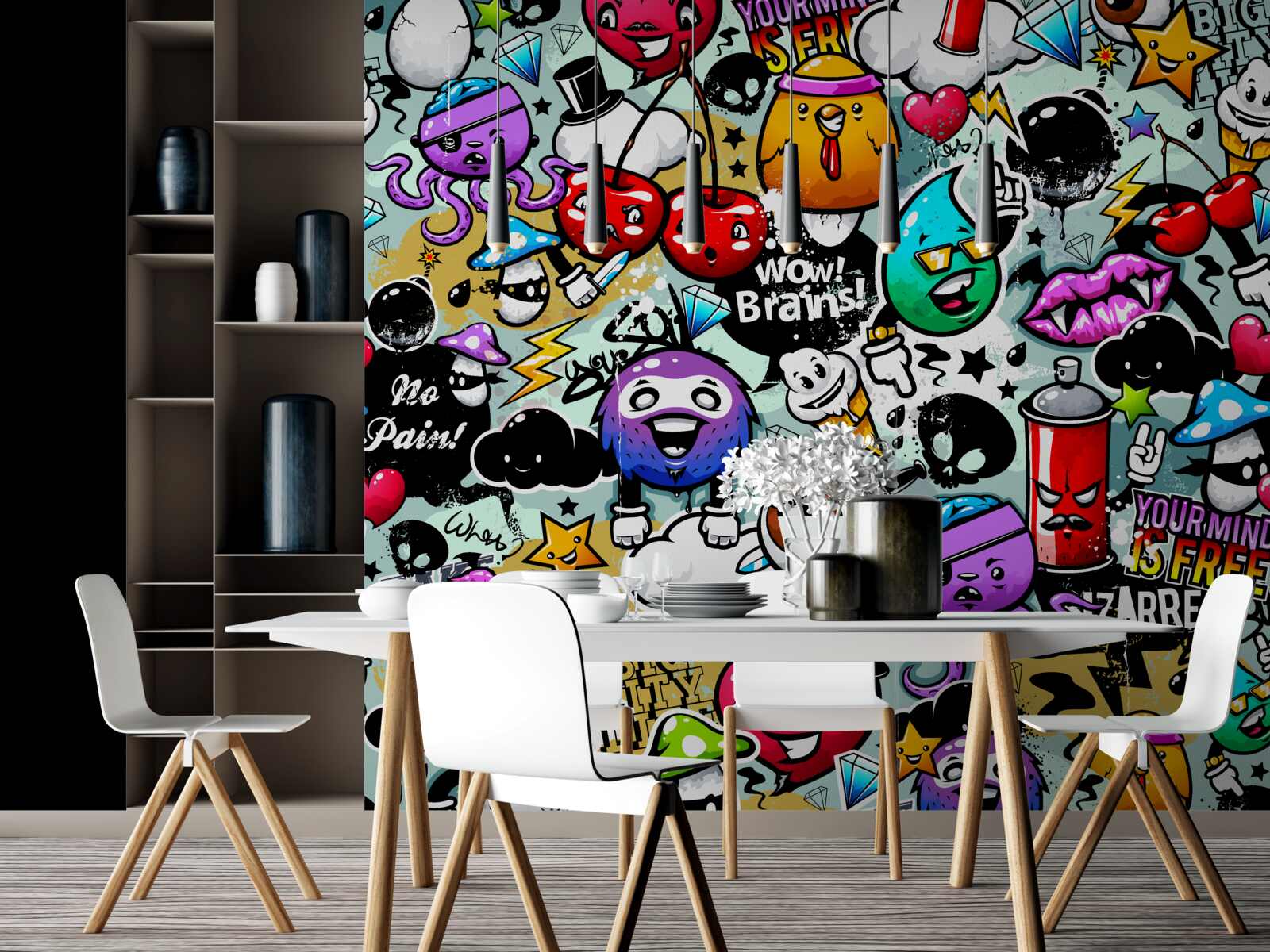 Fototapeta pulzujúce pouličné umenie