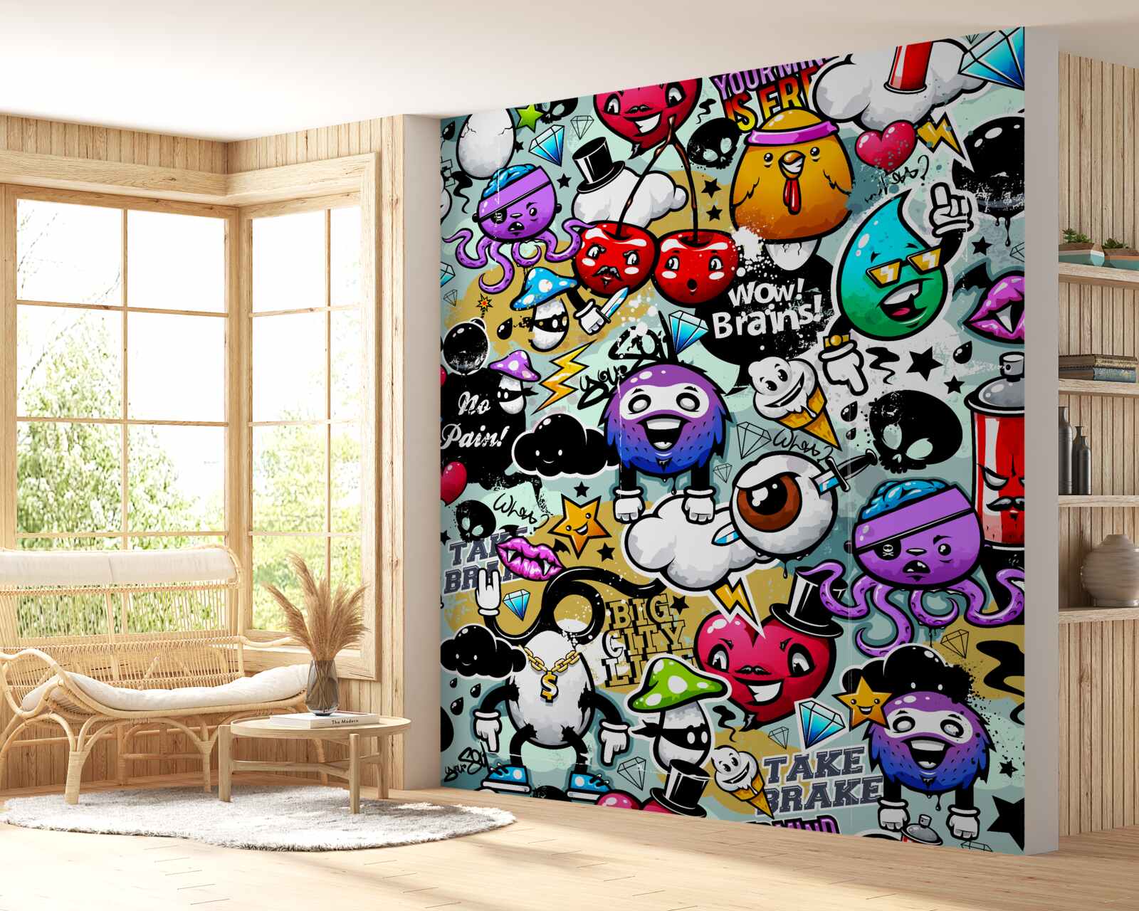 Fototapeta pulzujúce pouličné umenie