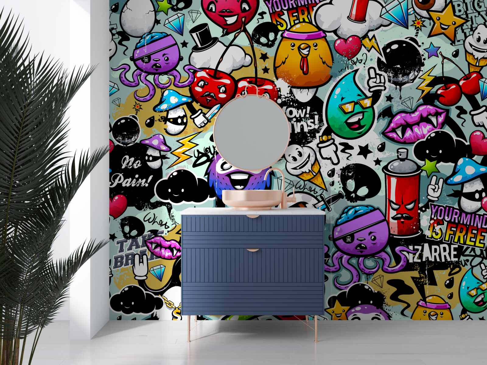 Fototapeta pulzujúce pouličné umenie