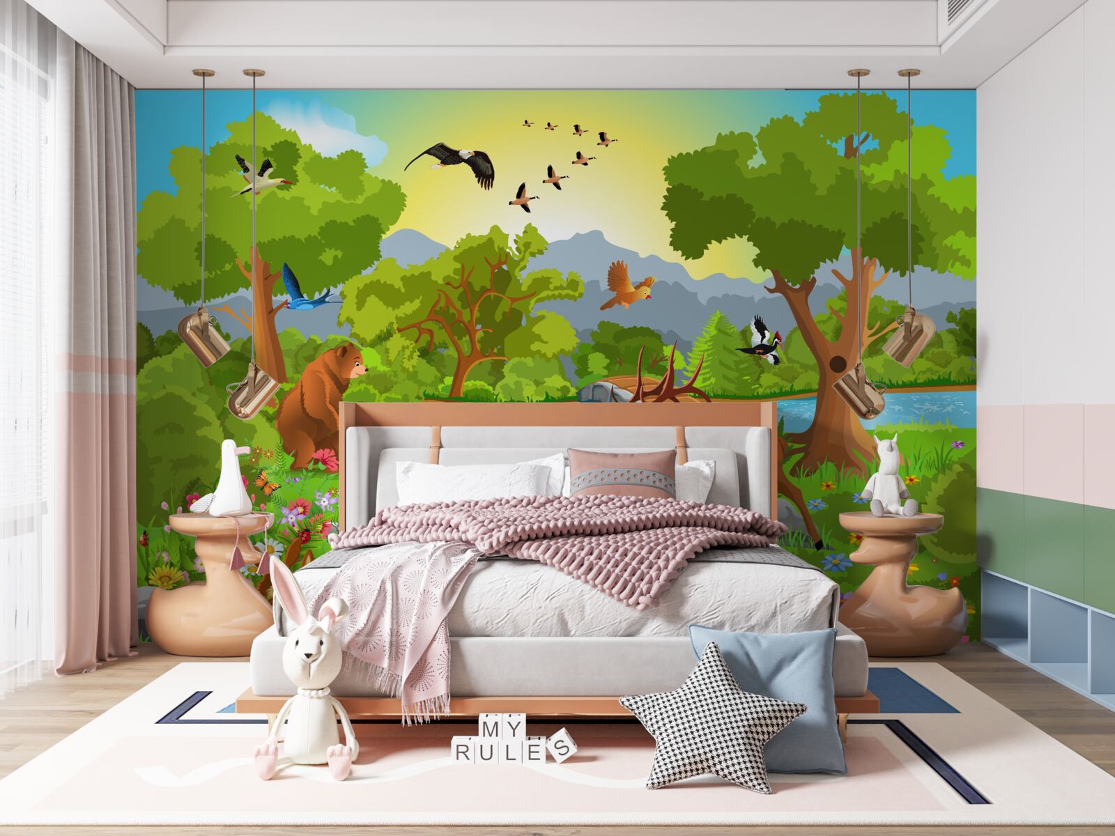 Fototapeta stvorenia na lúke