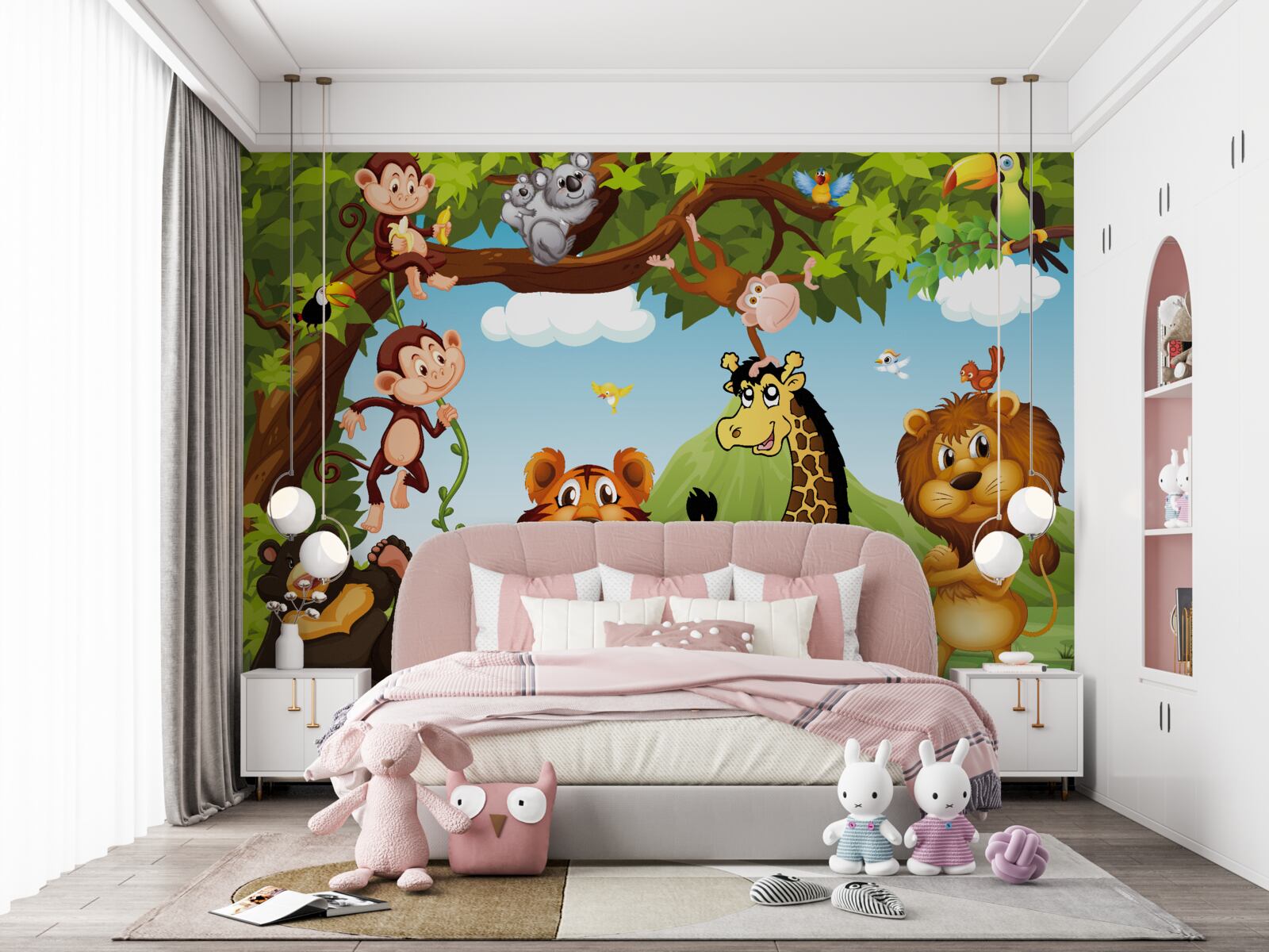 Fototapeta zvieratá žijúce na lesnej čistinke