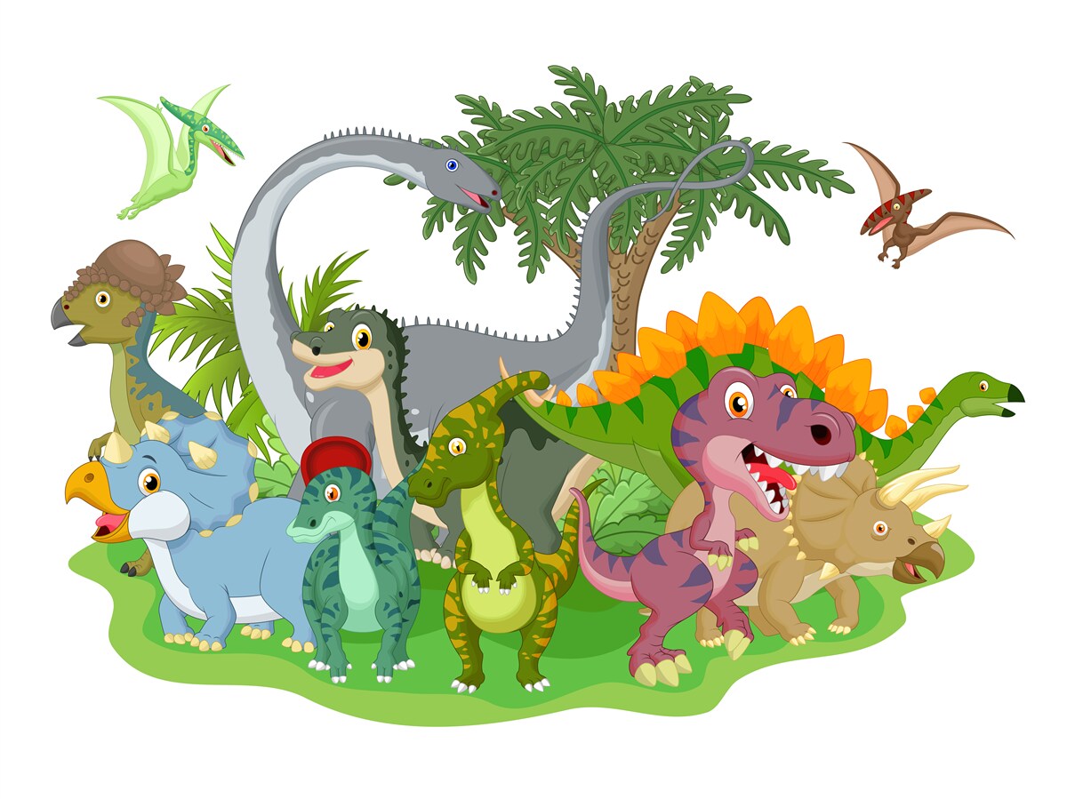 Fototapeta dinosaury s úsmevom