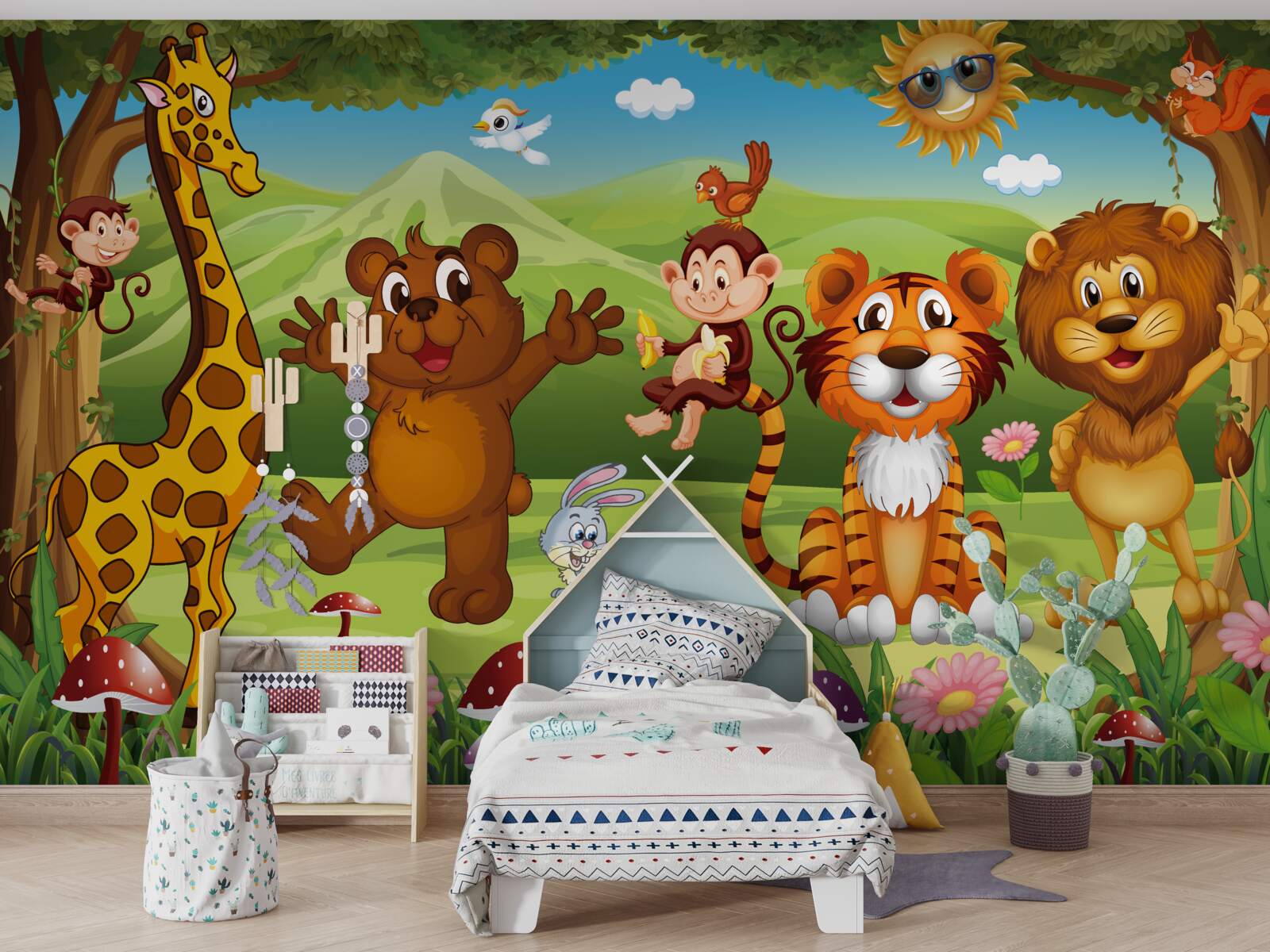 Fototapeta zvieratká na lúke