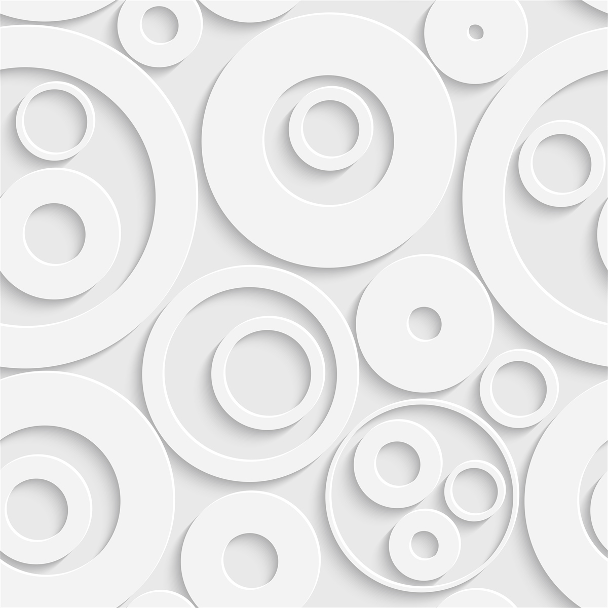 Fototapeta biele okrúhle vzory