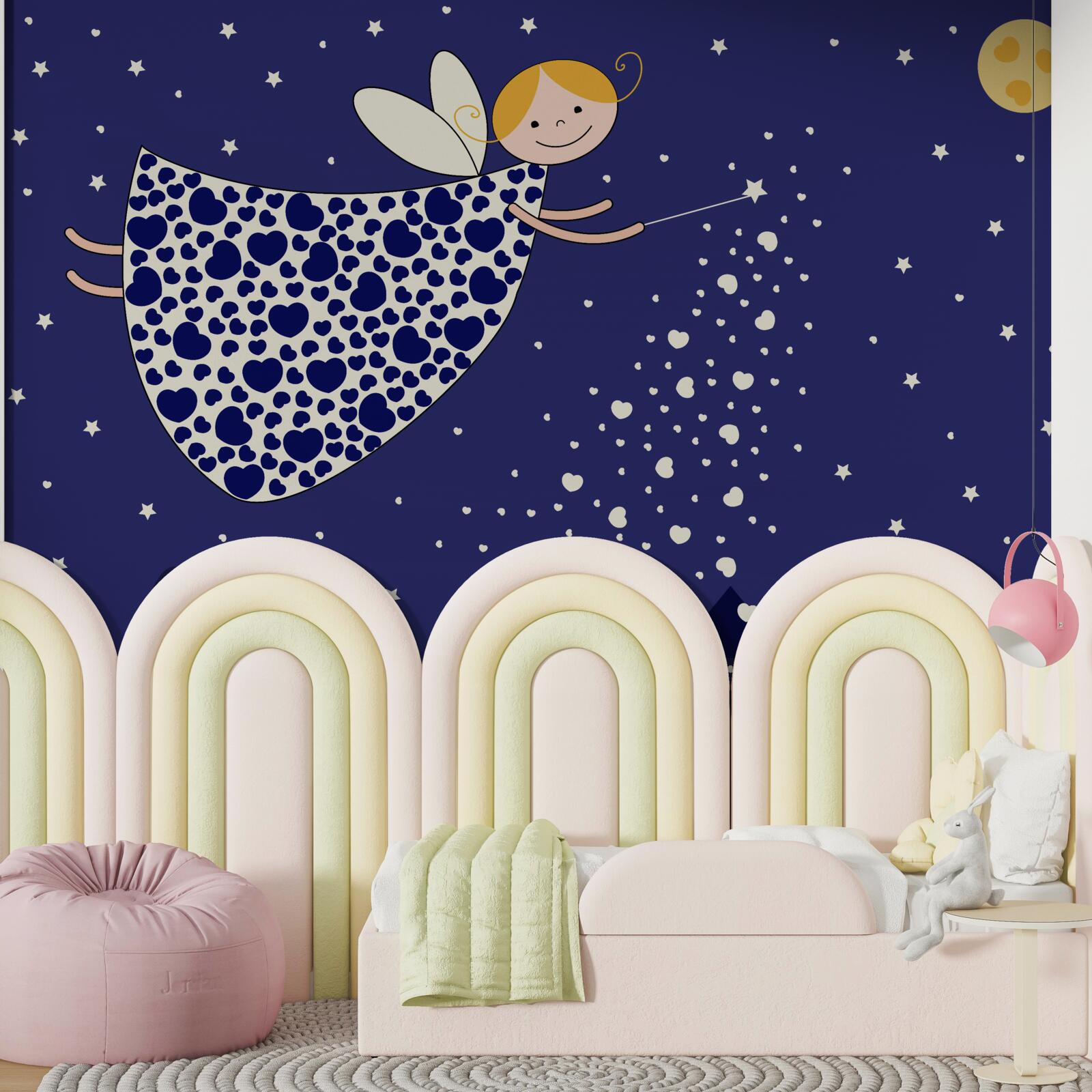 Fototapeta čarodejnica v nočnom priestore