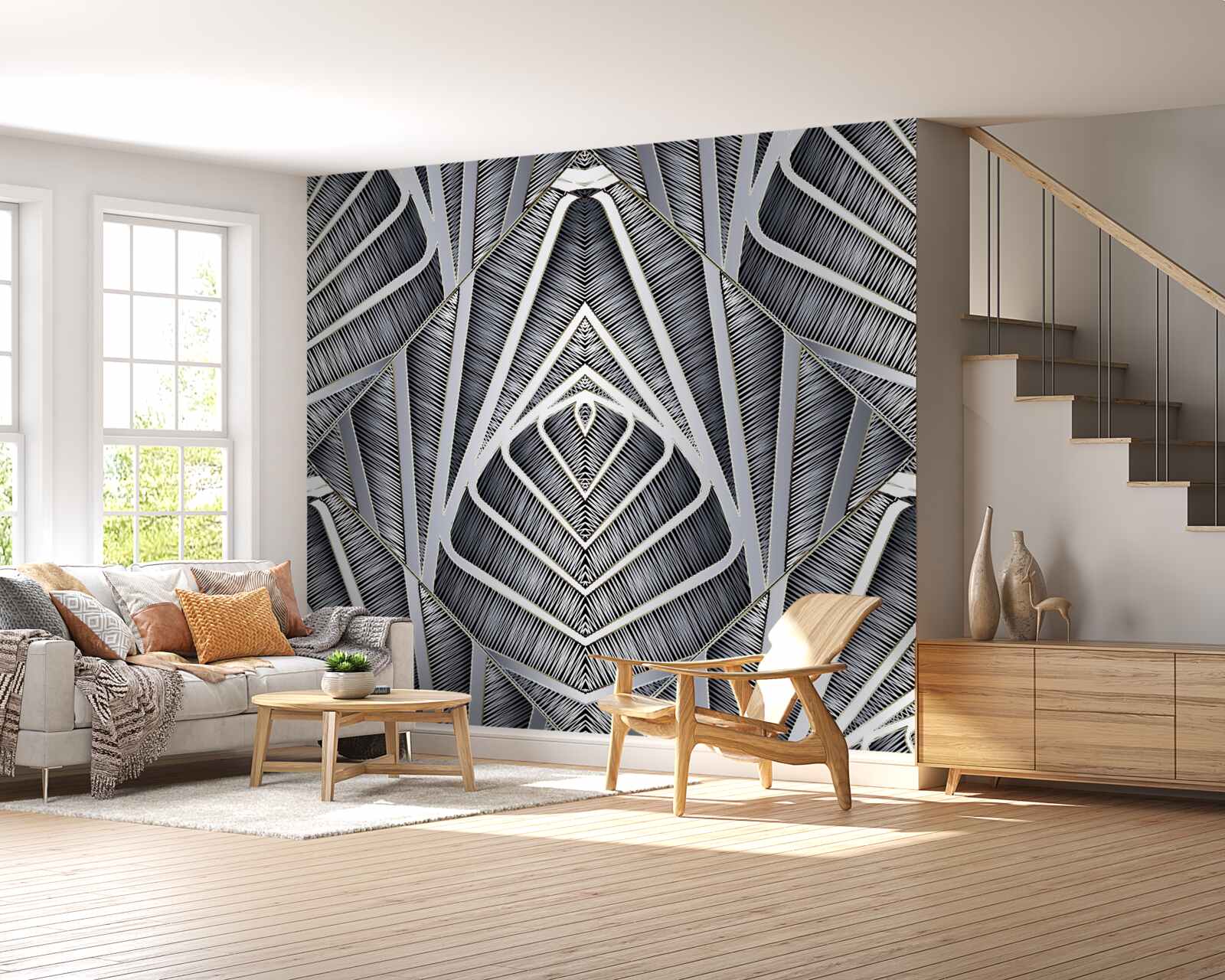 Fototapeta abstraktný vzor listu