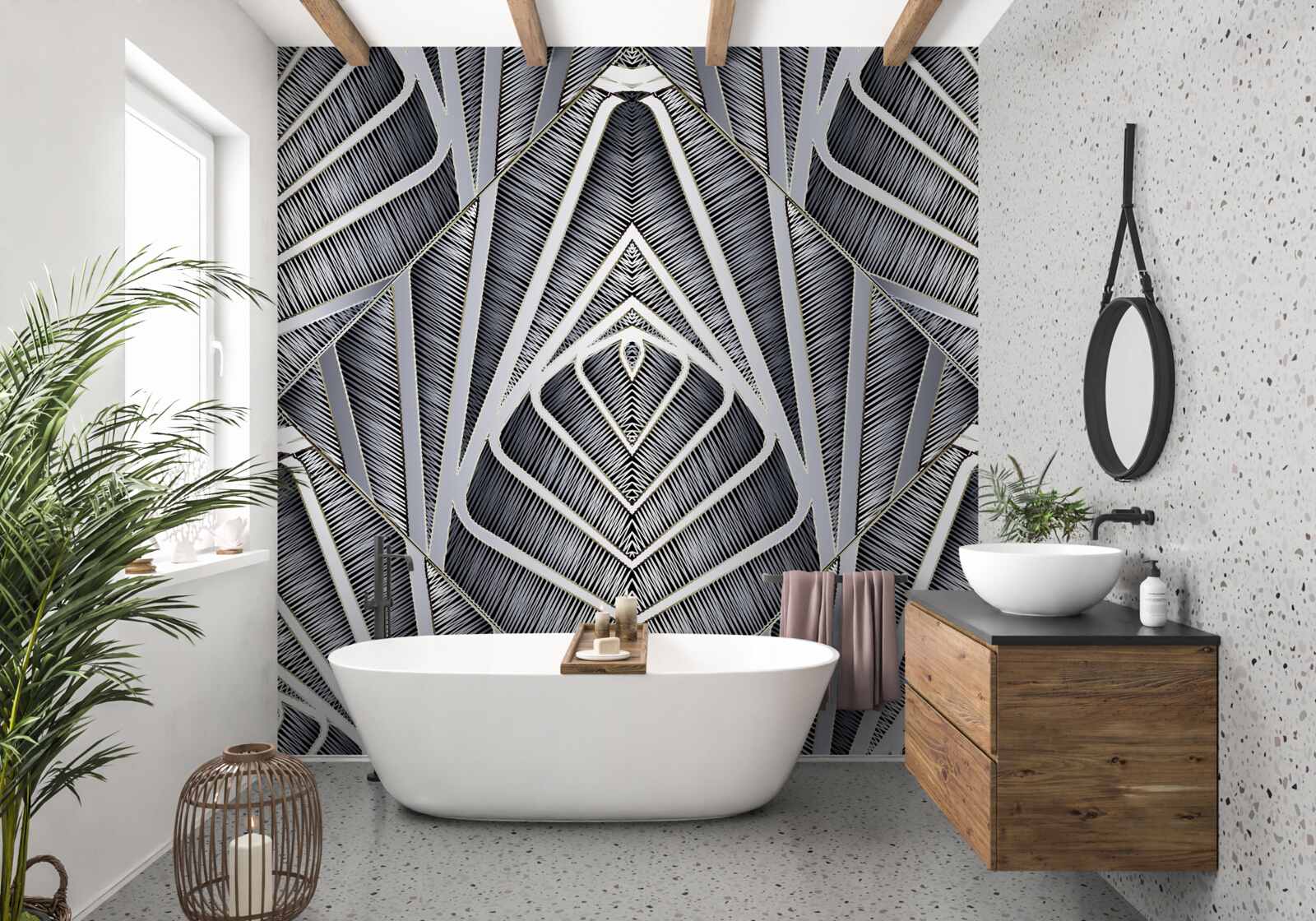 Fototapeta abstraktný vzor listu