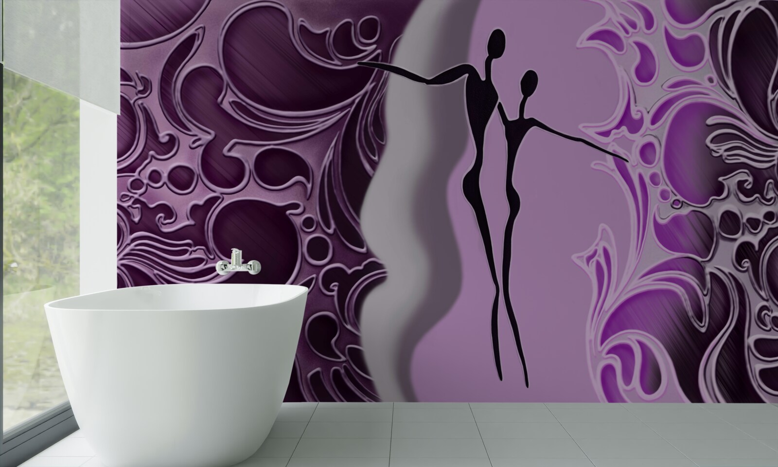 Fototapeta vzrušenie z lásky vo vodách