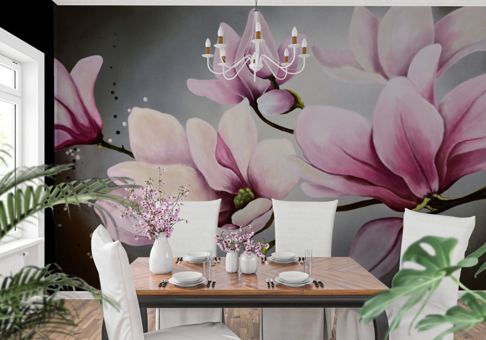 Fototapeta magnólie s jemnou vôňou