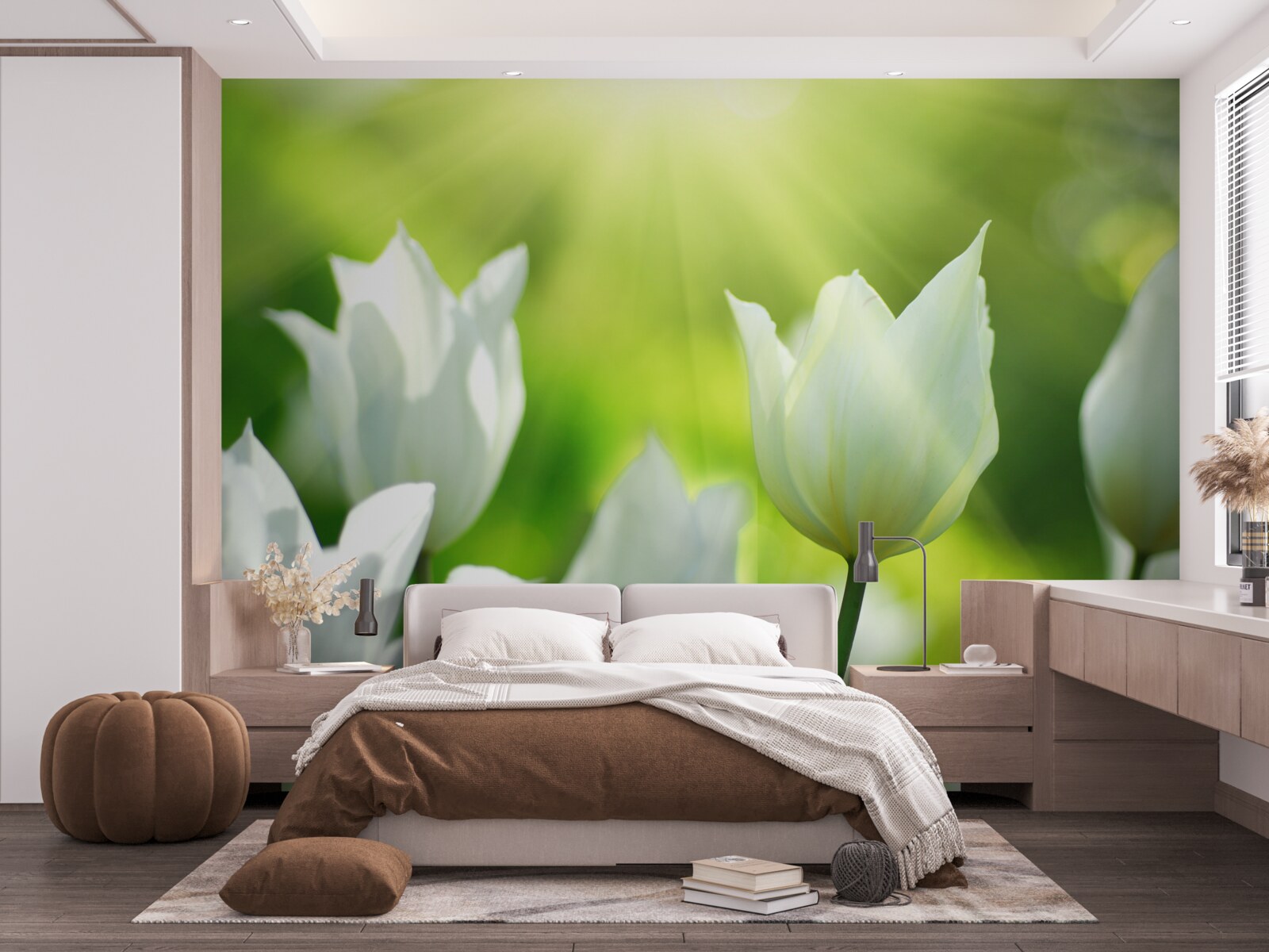 Photo wallpaper Tulipány