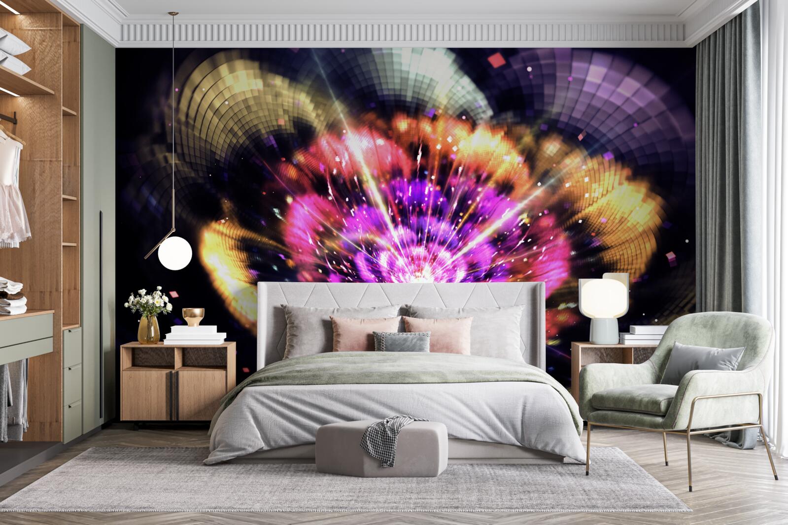 Fototapeta zrodenie planéty vo vesmíre