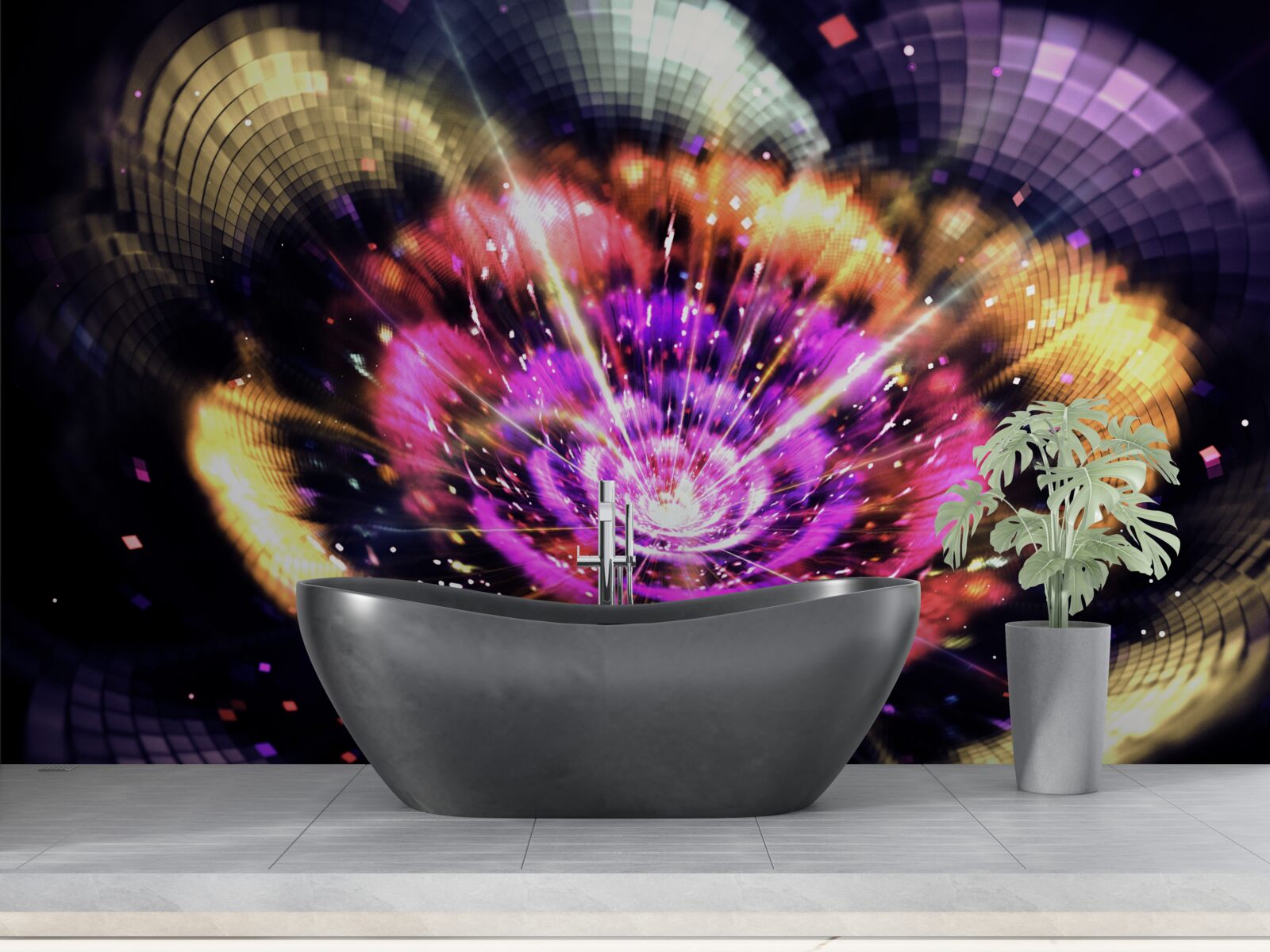 Fototapeta zrodenie planéty vo vesmíre