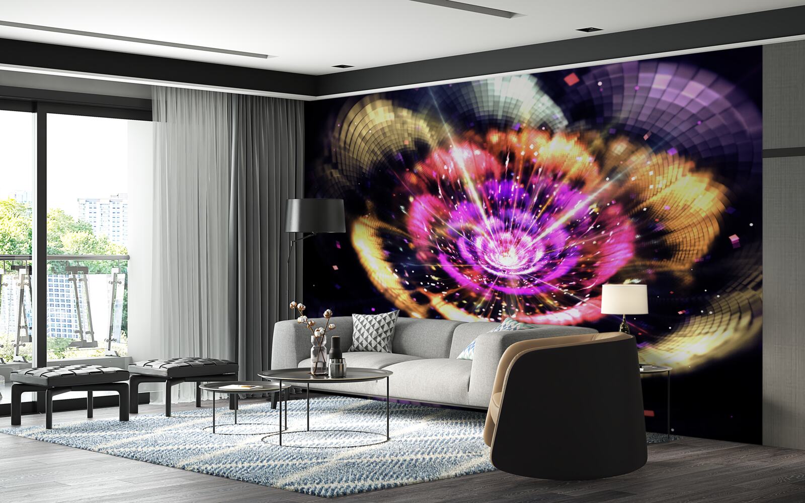 Fototapeta zrodenie planéty vo vesmíre