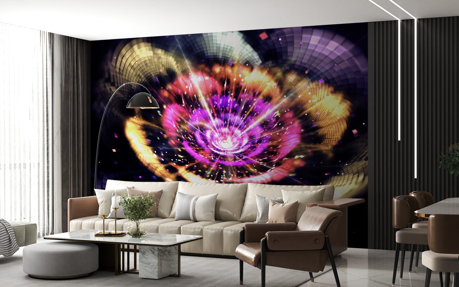 Fototapeta zrodenie planéty vo vesmíre