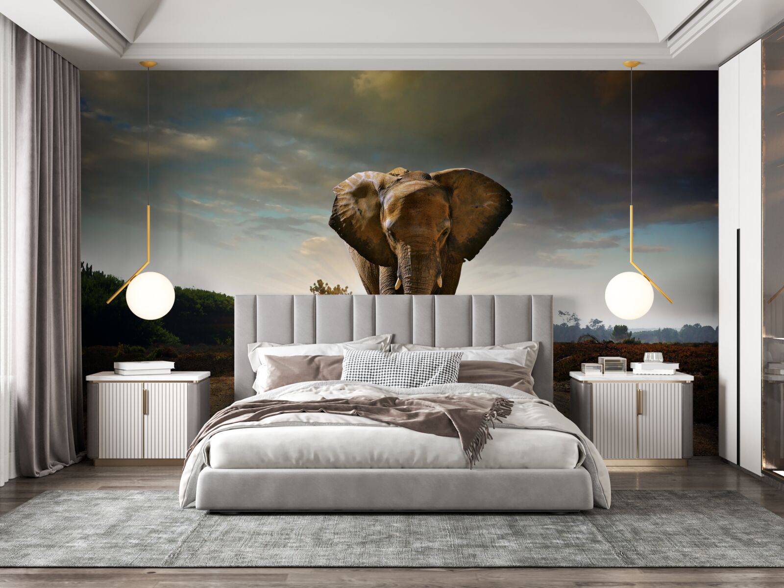 Fototapeta cesta slona pokračuje