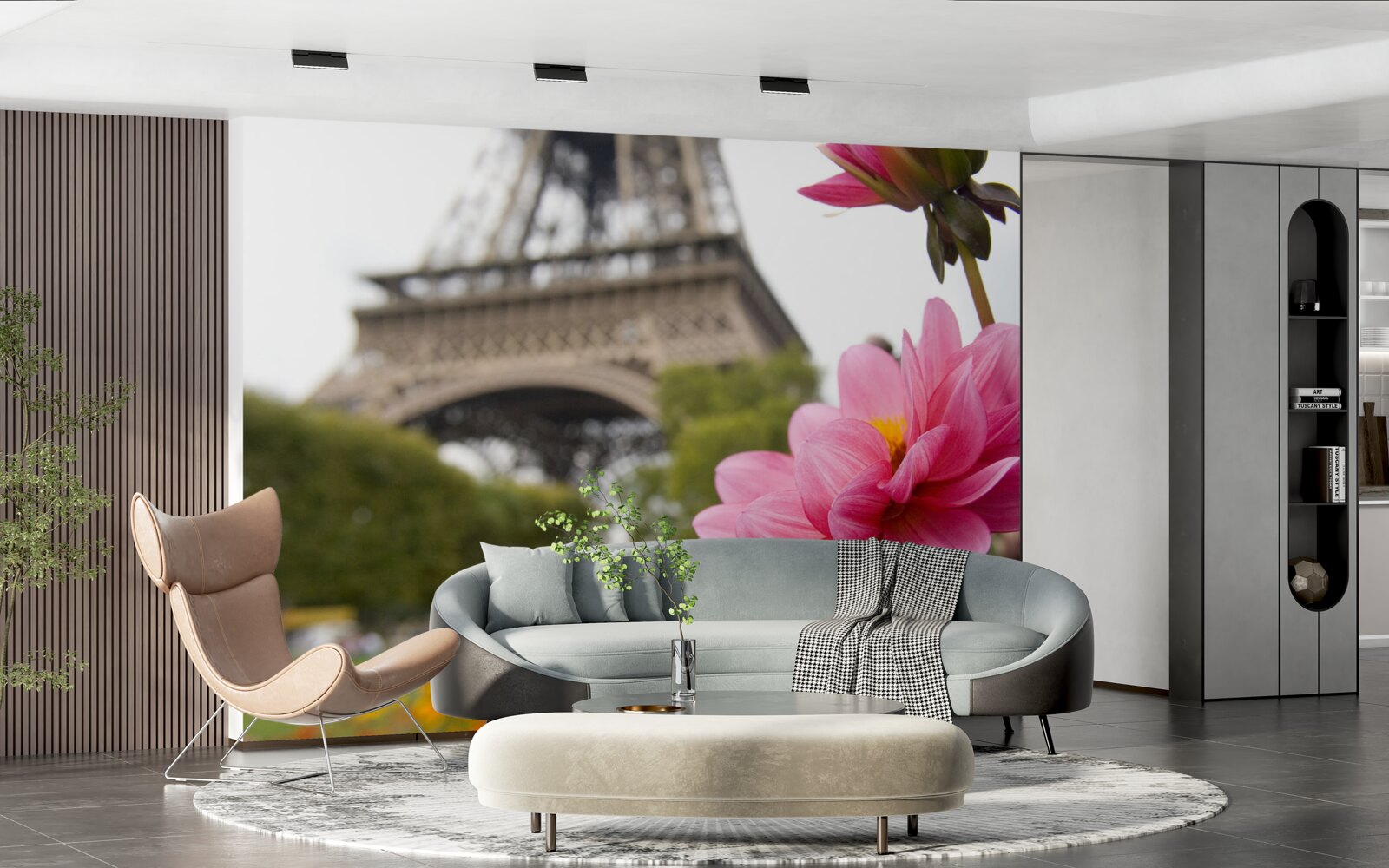 Fototapeta oslnivý, svieži kvet v hlavnom meste Francúzska