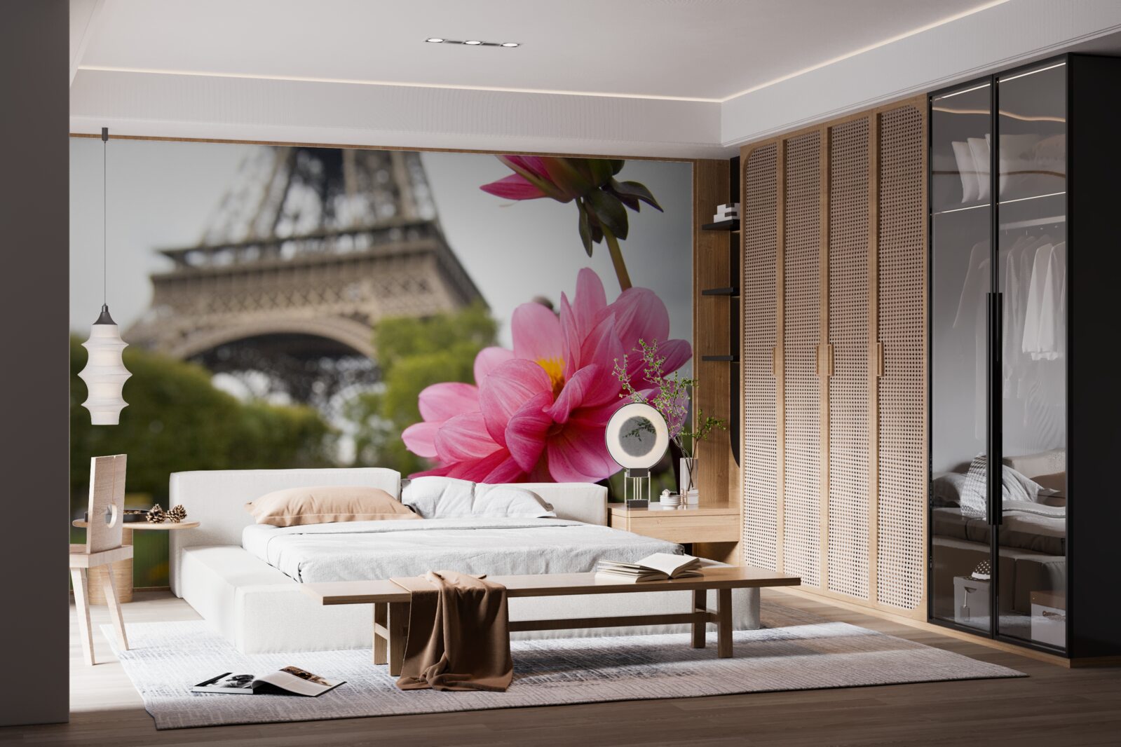 Fototapeta oslnivý, svieži kvet v hlavnom meste Francúzska