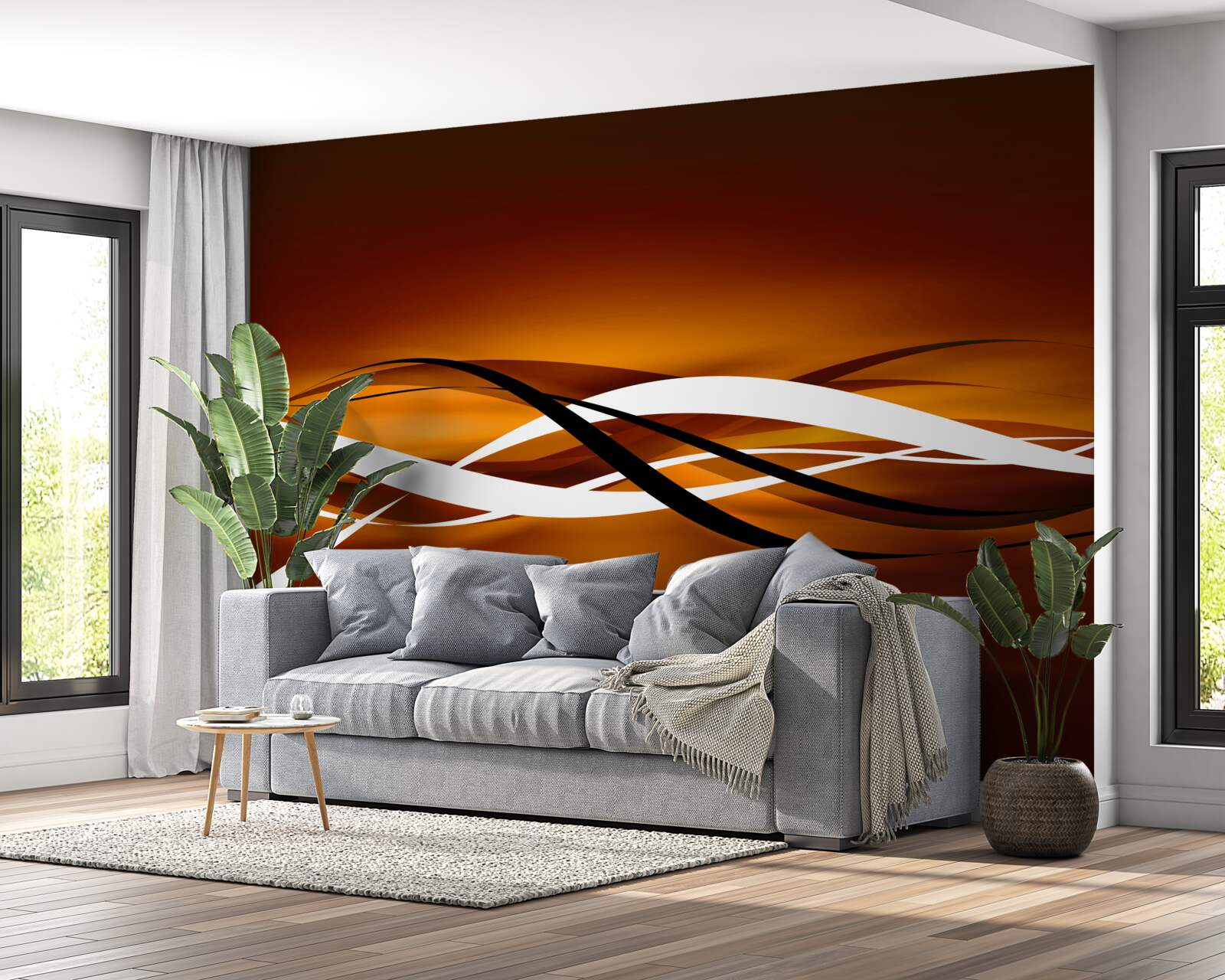 Fototapeta nekonečné bronzové chodníky