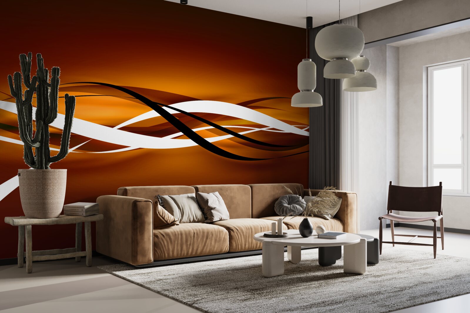 Fototapeta nekonečné bronzové chodníky