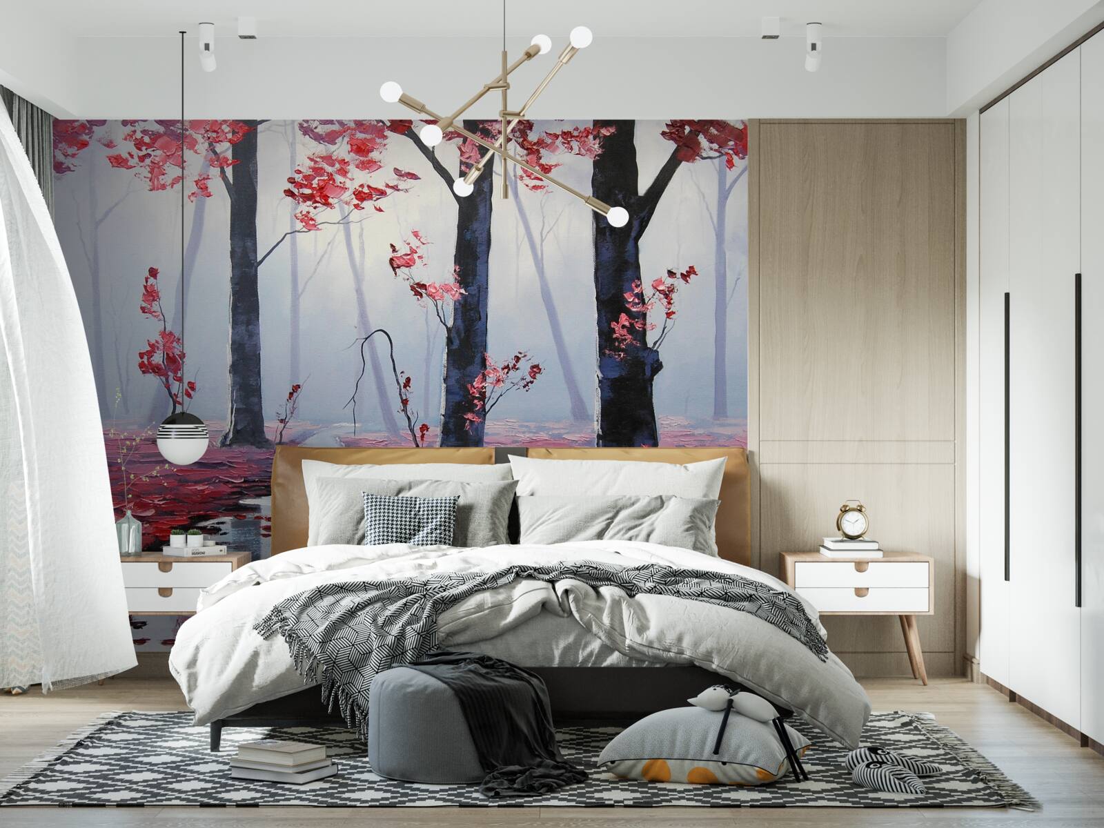 Fototapeta odraz jesenného lístia vo vode