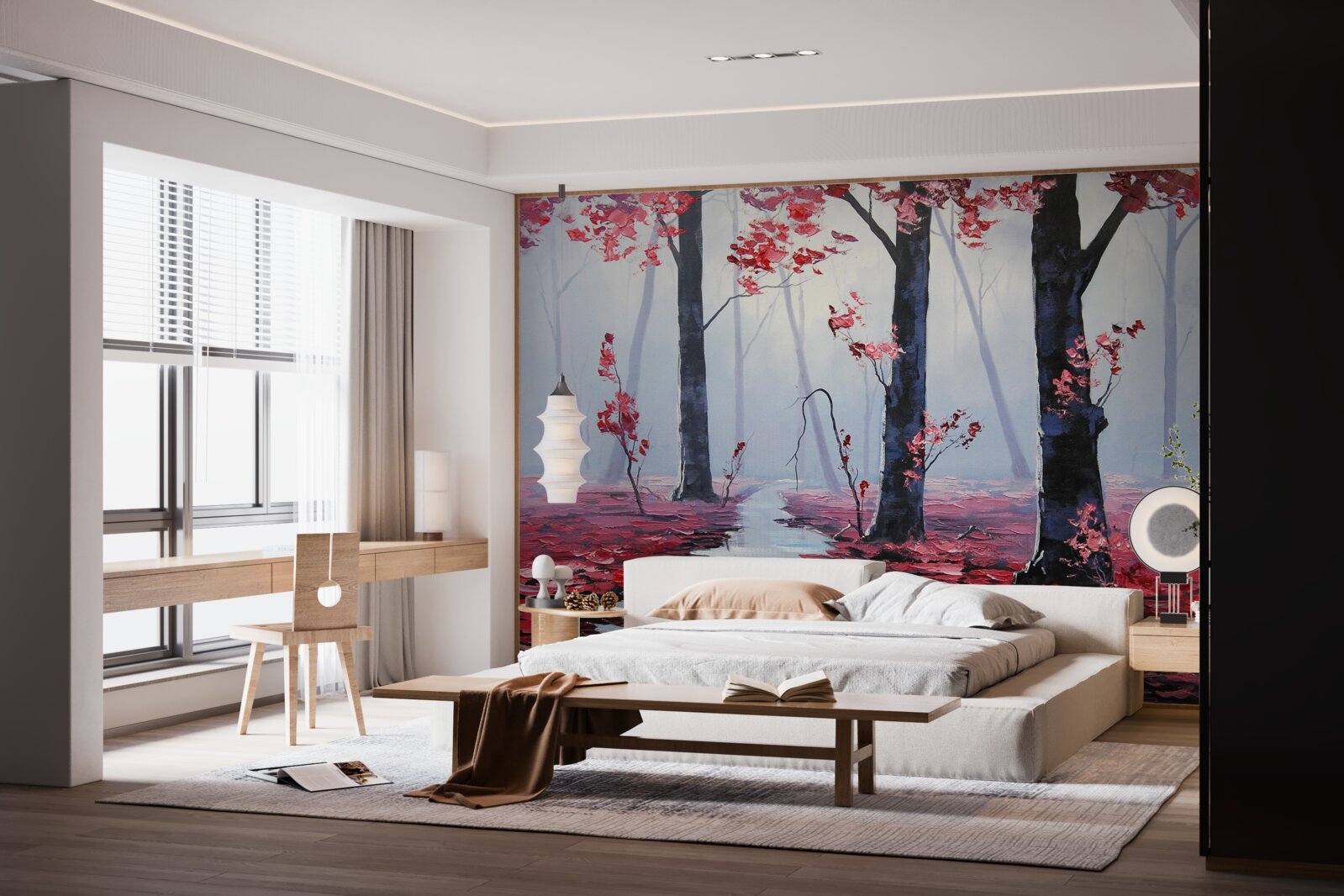 Fototapeta odraz jesenného lístia vo vode