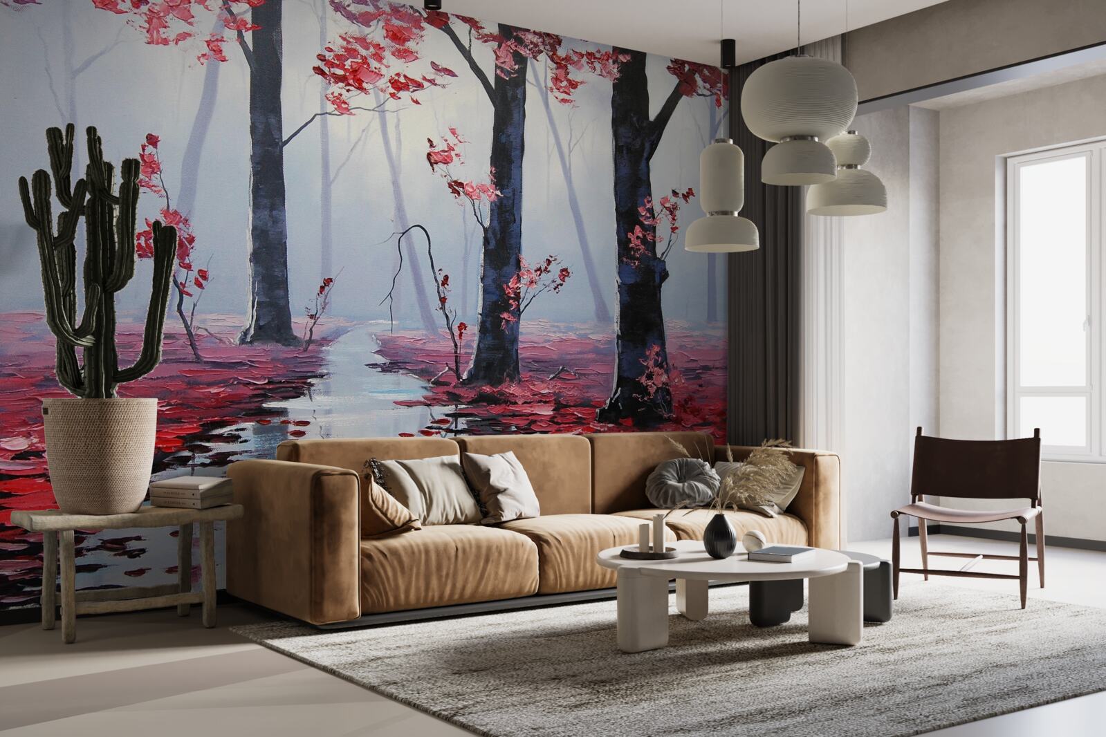 Fototapeta odraz jesenného lístia vo vode