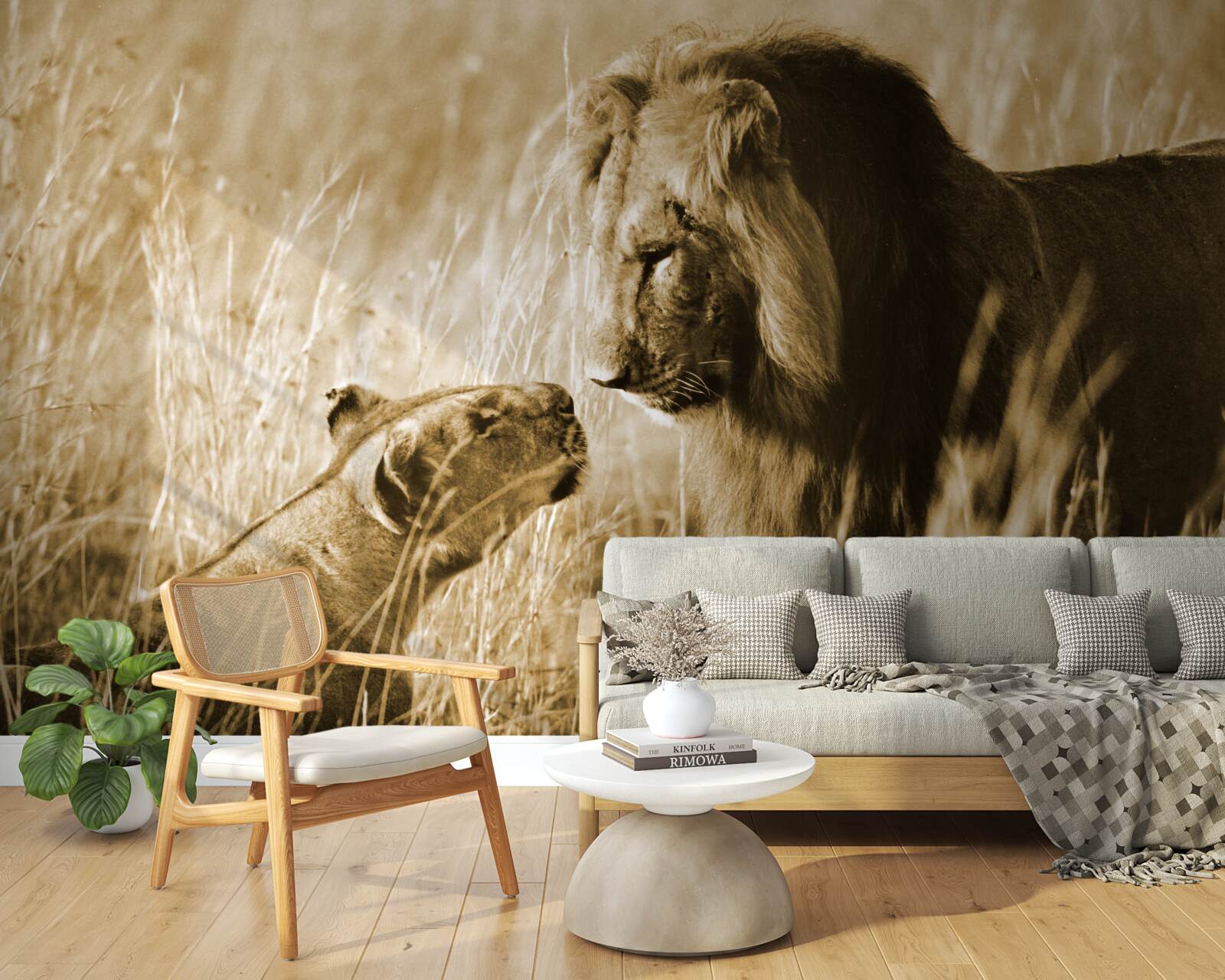 Fototapeta lev a levica sa poznajú