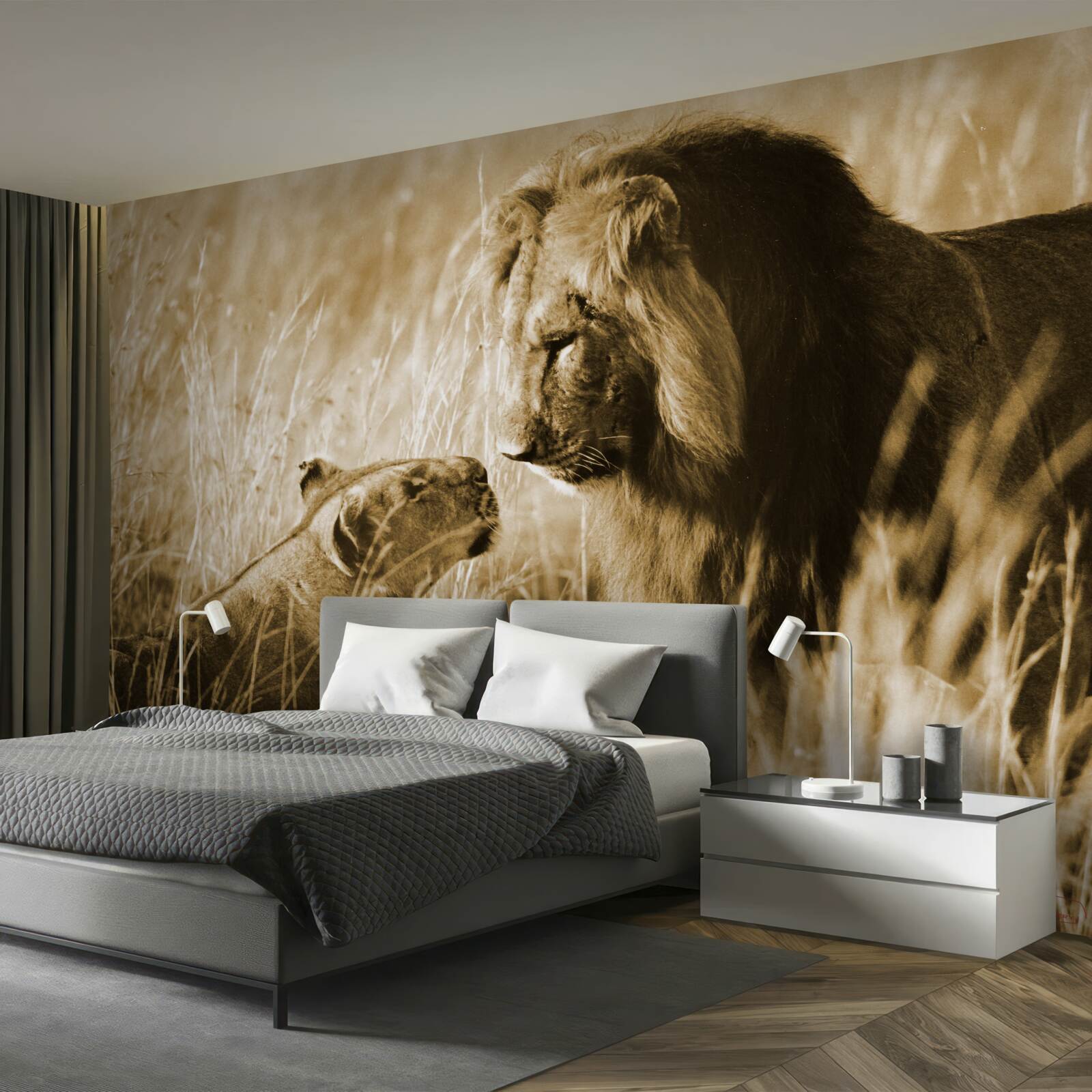 Fototapeta lev a levica sa poznajú