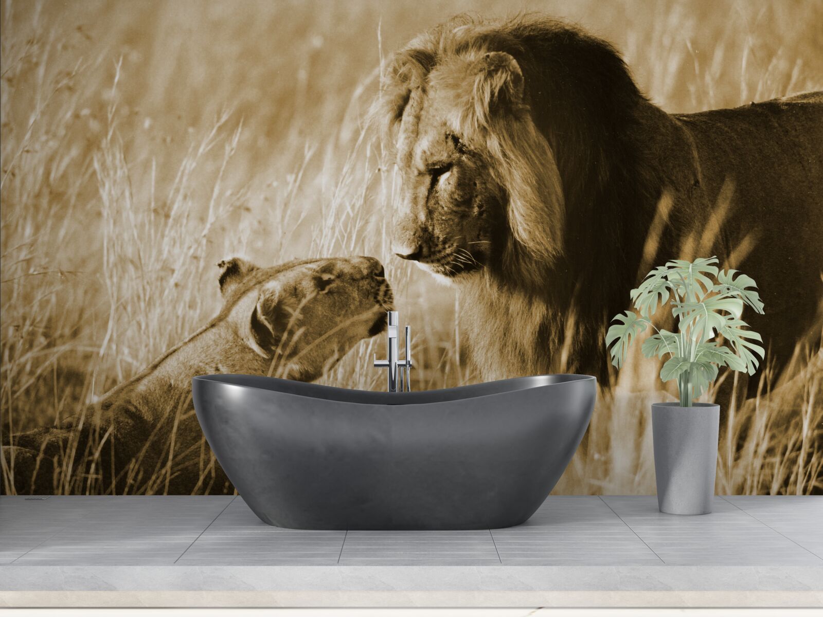 Fototapeta lev a levica sa poznajú