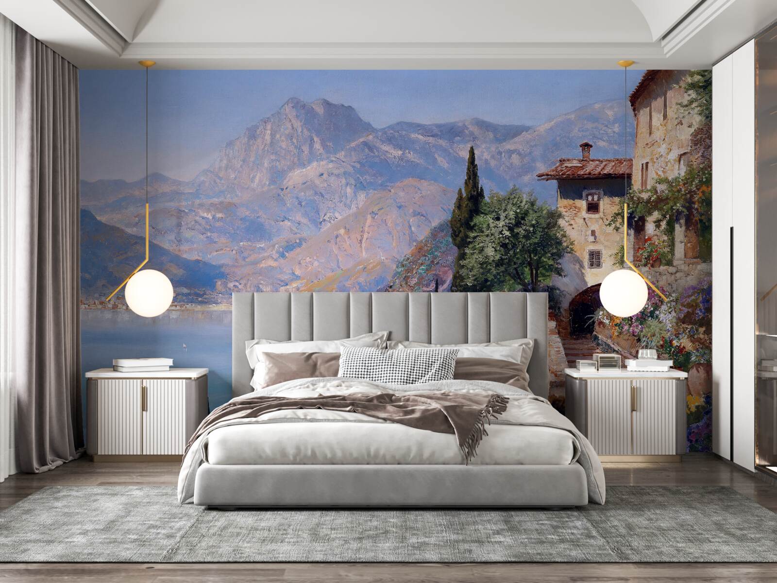 Fototapeta Stredomorská krajina vo farbách