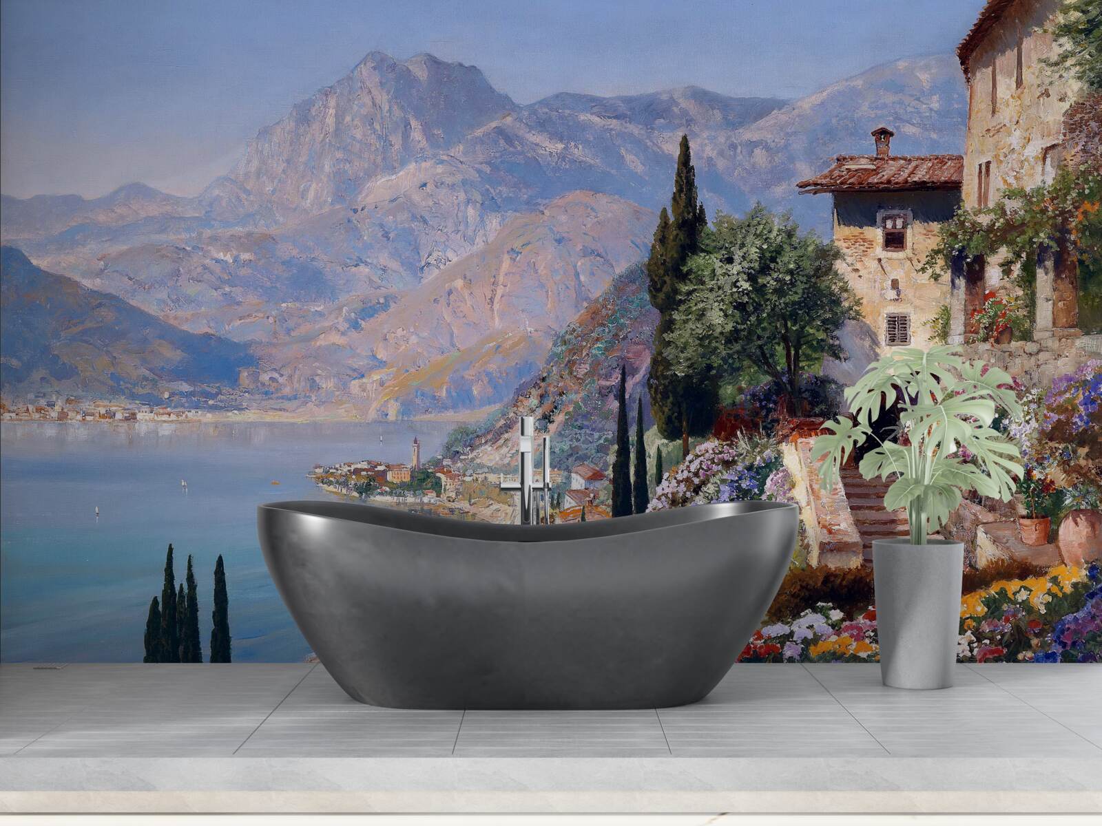 Fototapeta Stredomorská krajina vo farbách