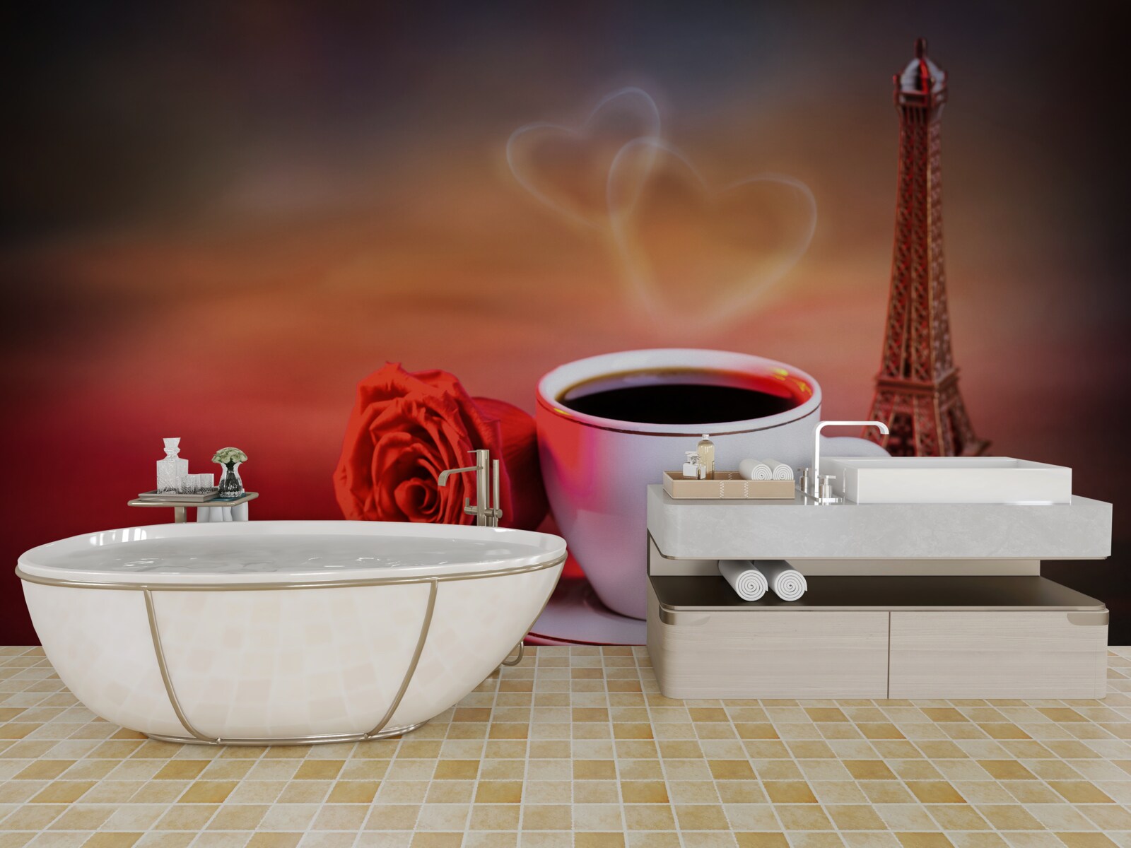 Fototapeta Ranná romantika vo francúzskom štýle