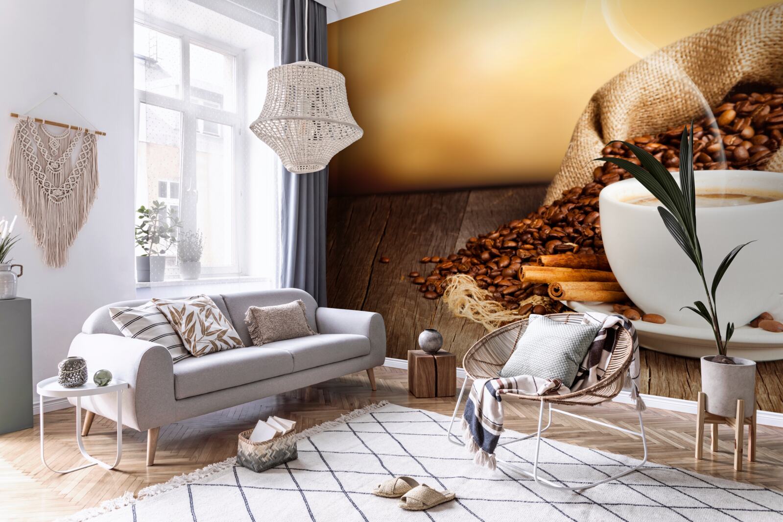 Fototapeta šálka energizujúcej, aromatickej kávy