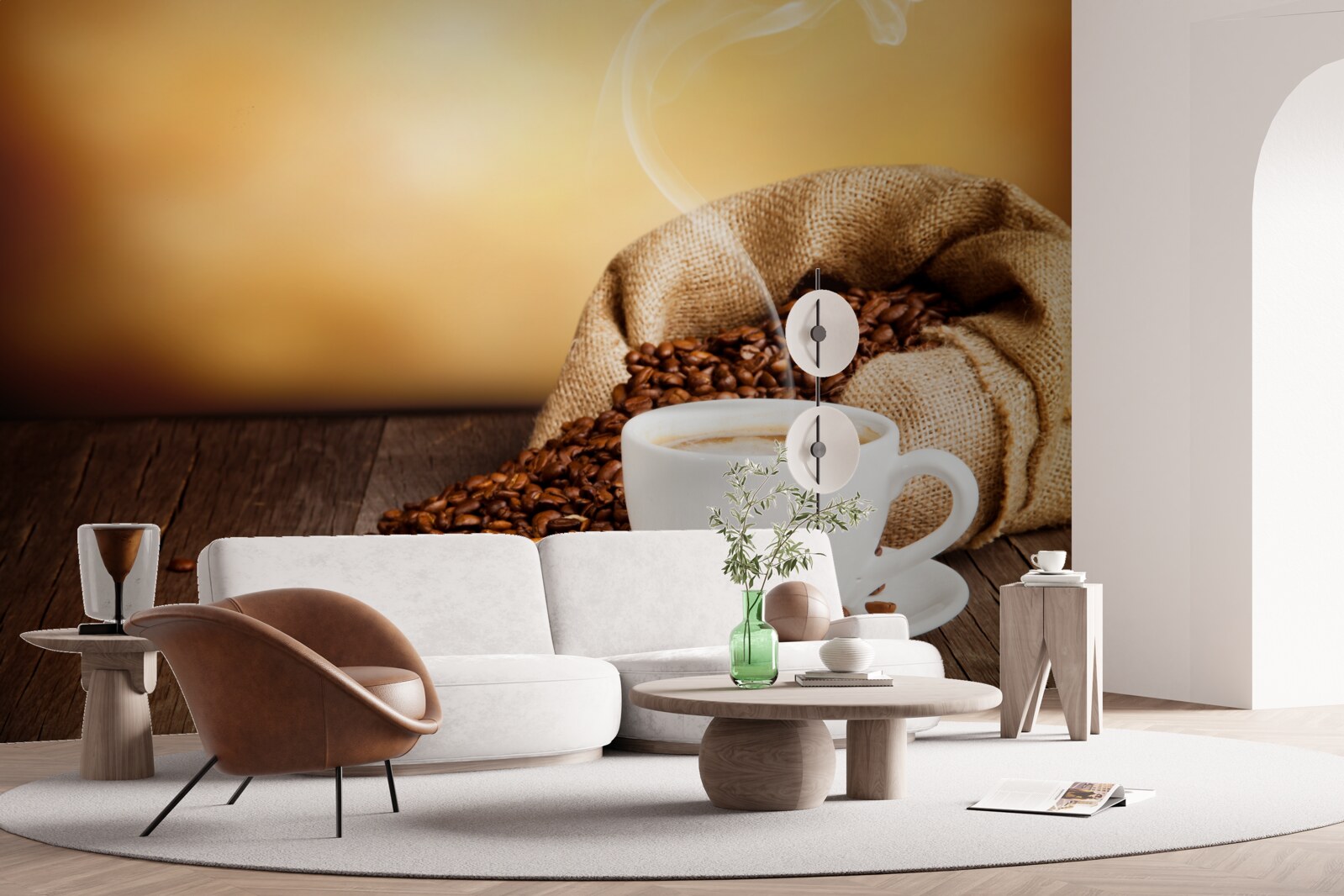 Fototapeta šálka energizujúcej, aromatickej kávy