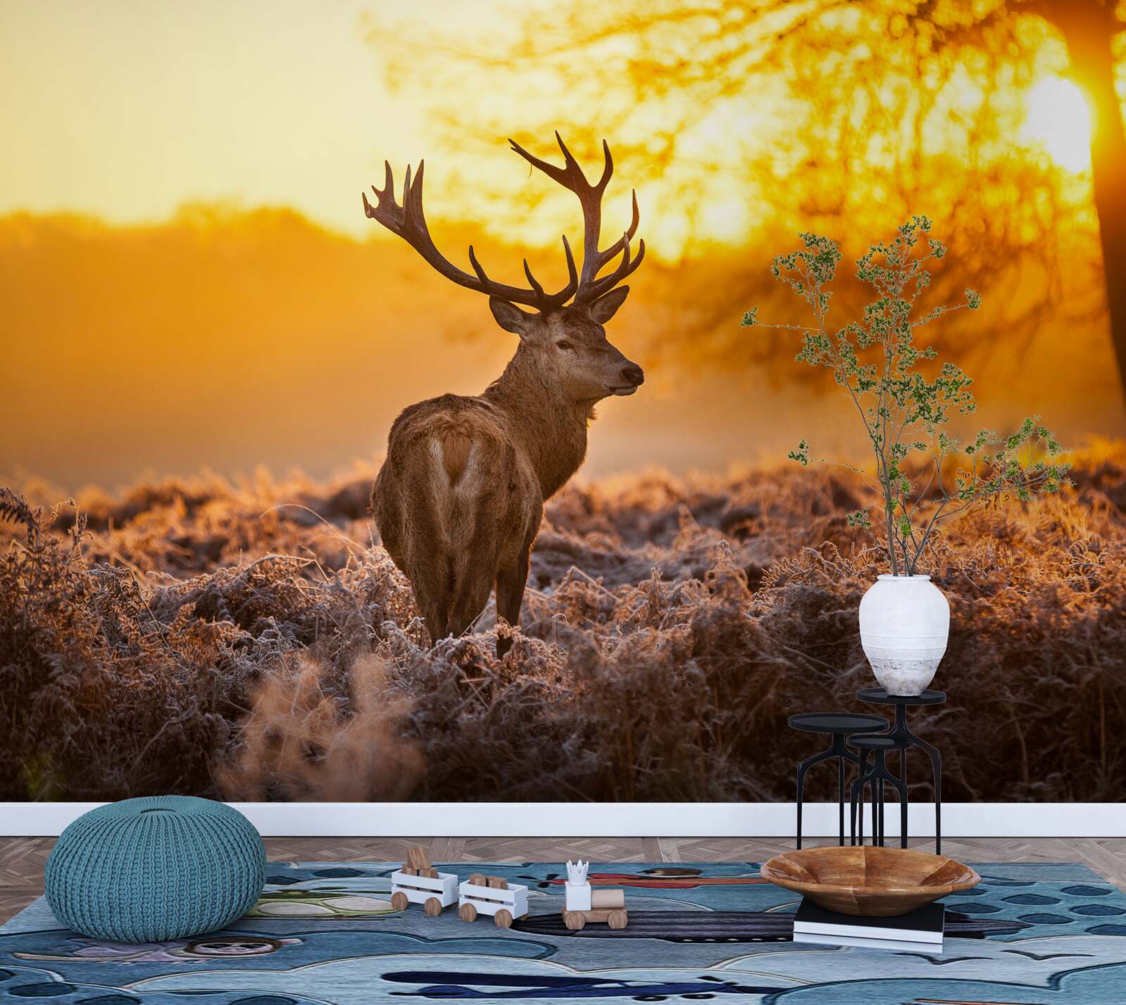 Photo wallpaper Jeleň