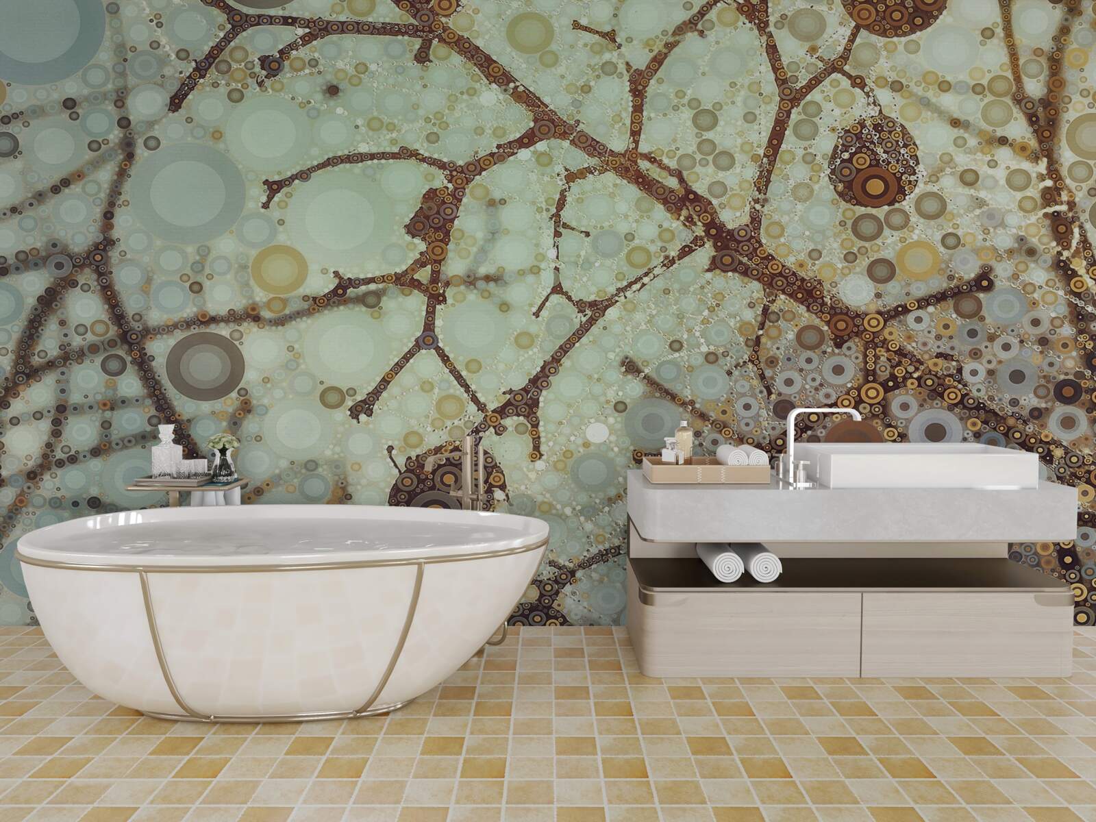 Fototapeta minimalistické zimné ráno