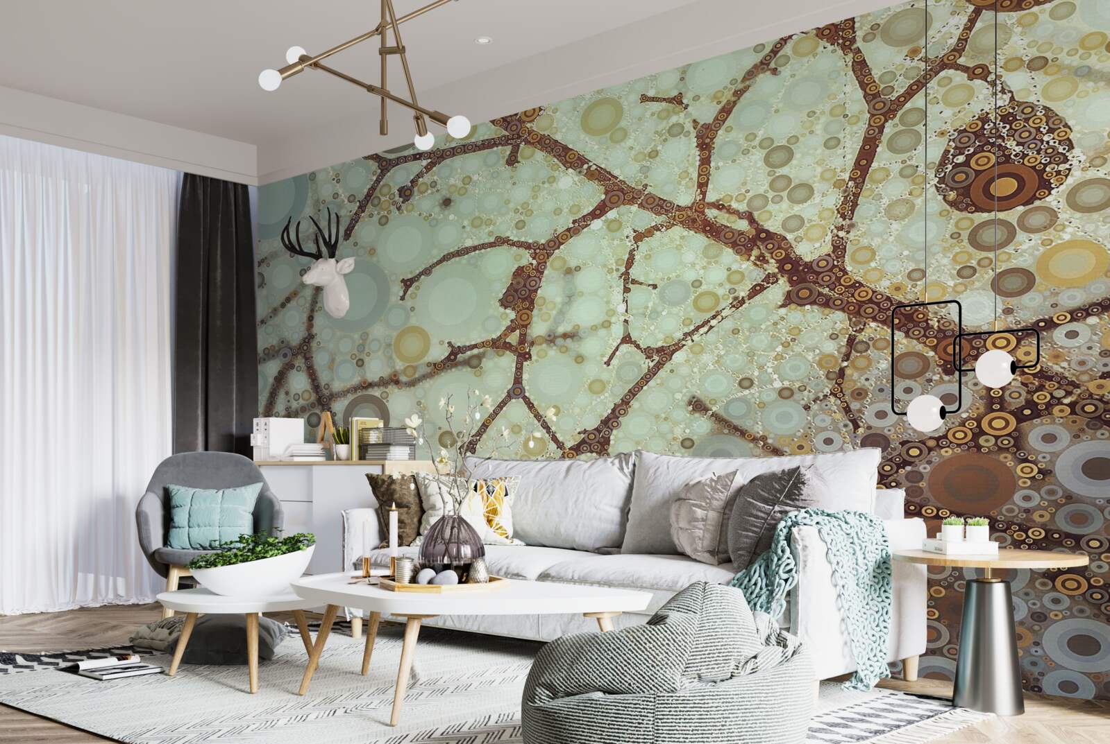 Fototapeta minimalistické zimné ráno