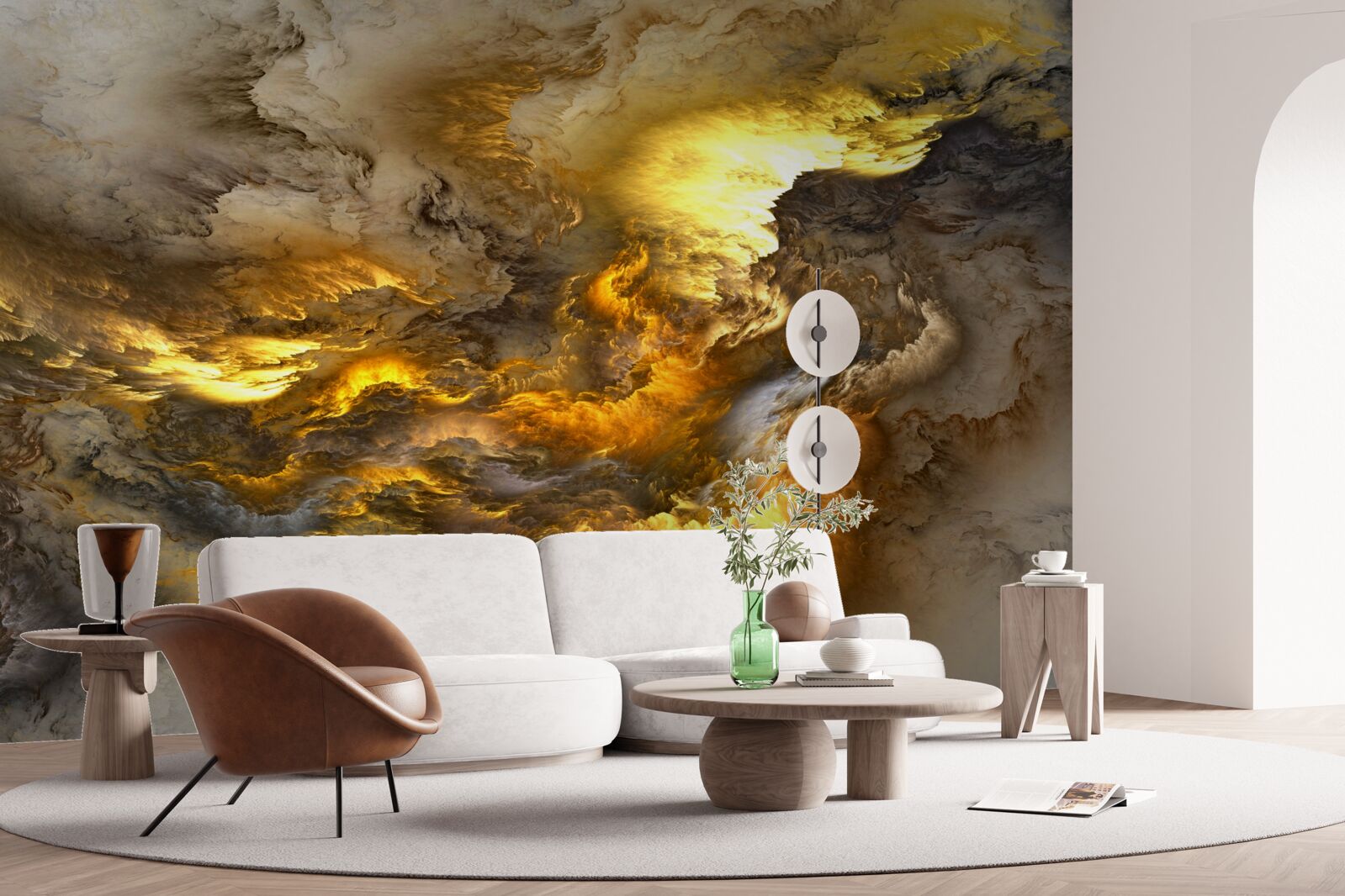 Fototapeta béžový mramor so zlatým rezom